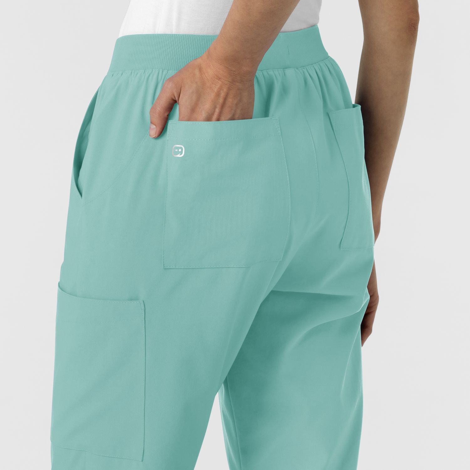 Pantalone donna 5145 cargo turquoise