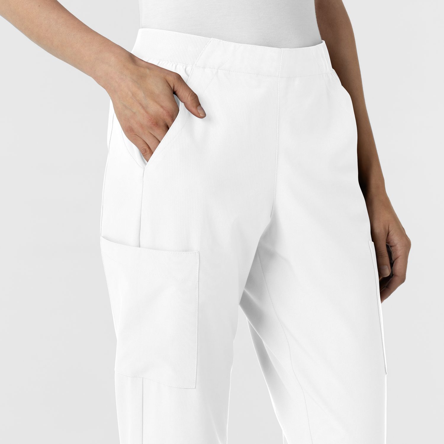 Pantalone donna 5145 cargo white