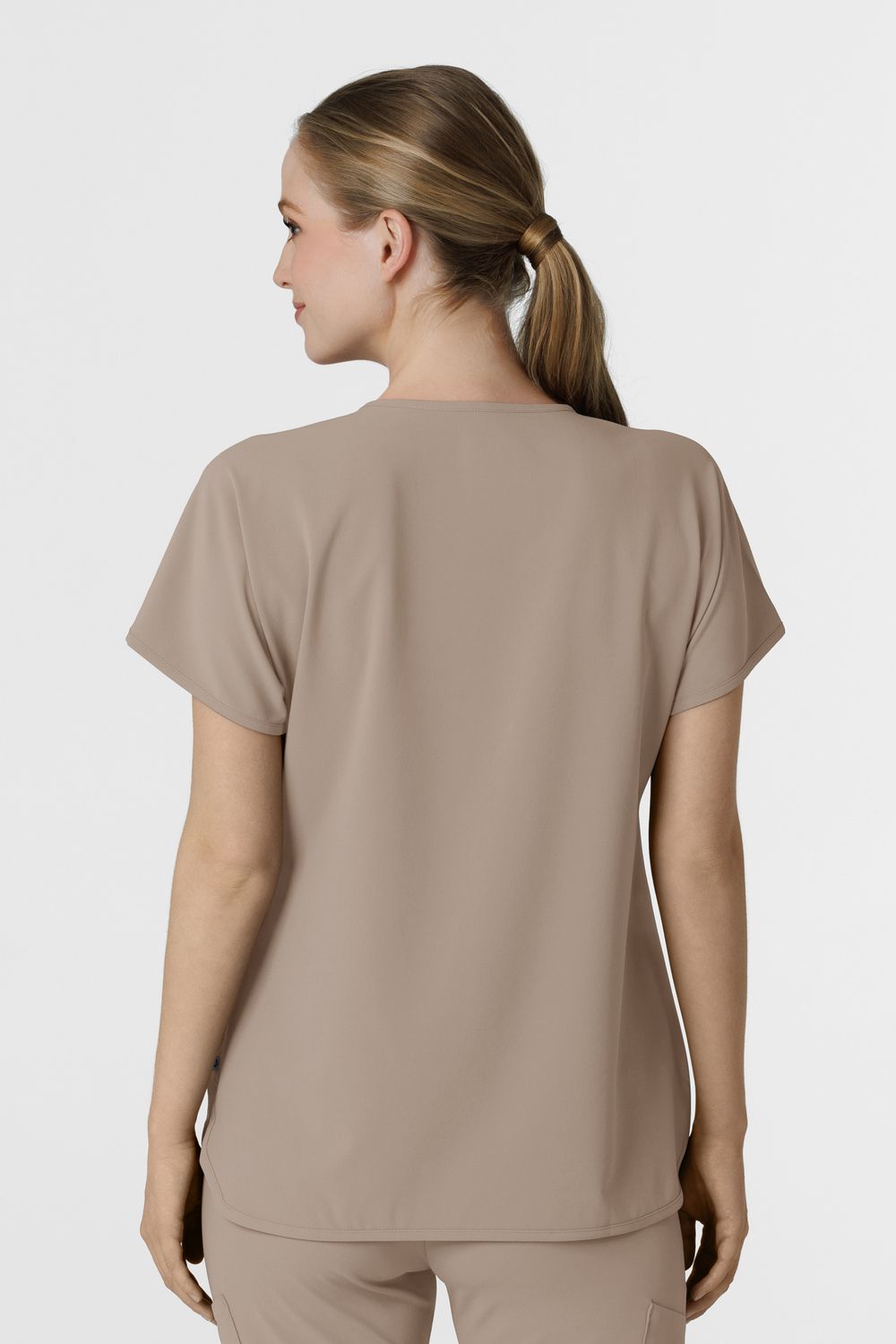 Casacca donna 6634 scollo a V arrotondato haze
