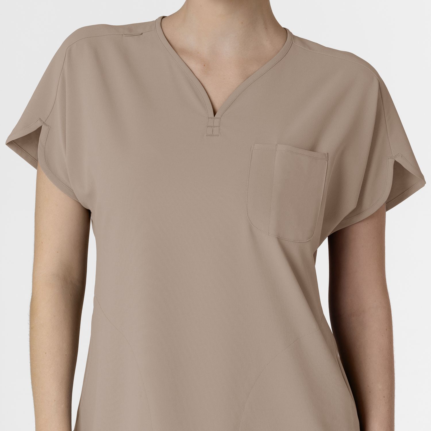 Casacca donna 6634 scollo a V arrotondato haze