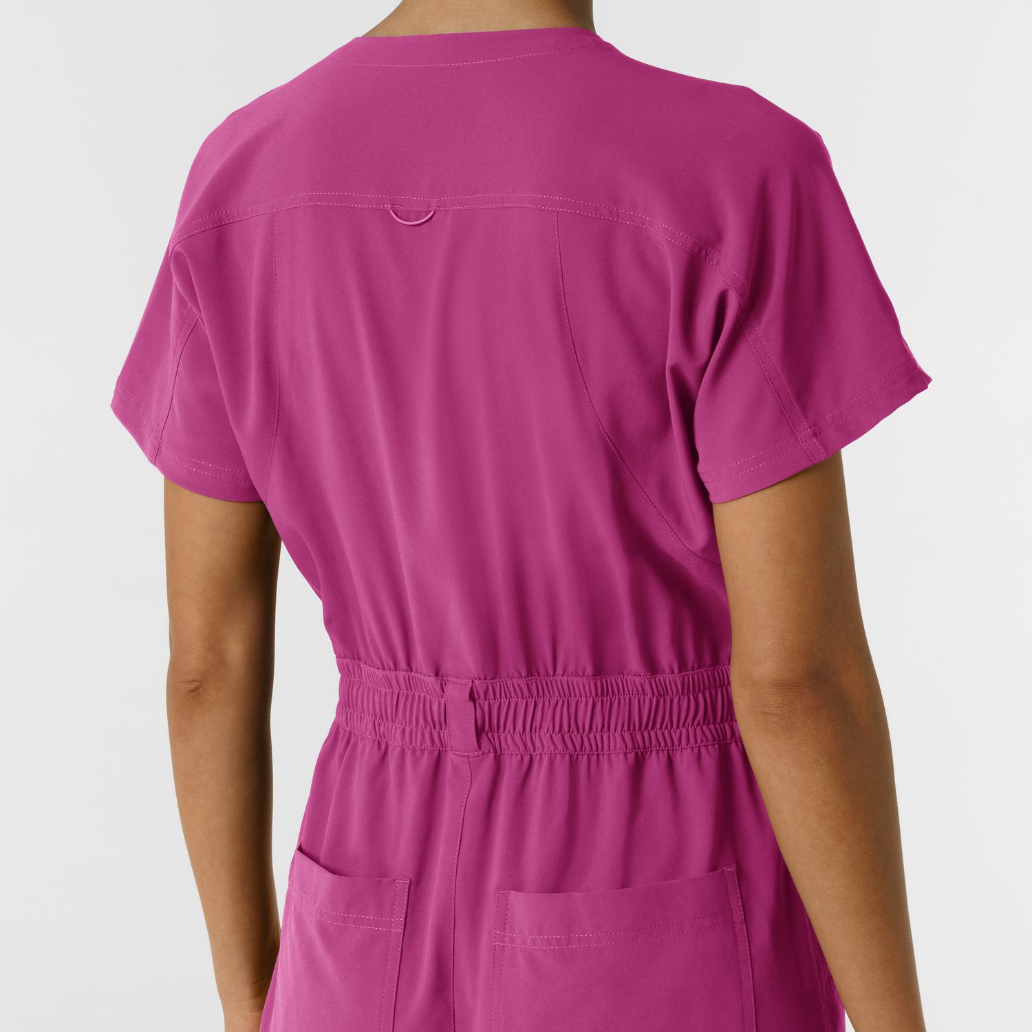 Tuta donna 3234 zip raspberry
