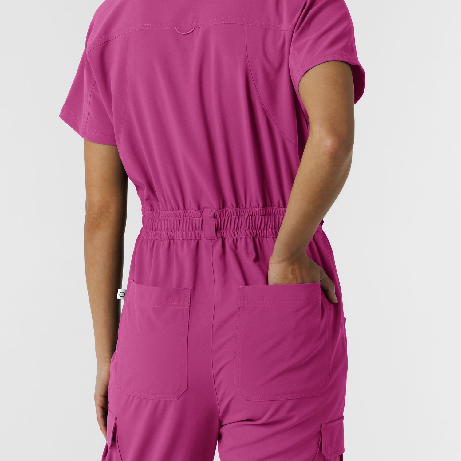 Tuta donna 3234 zip raspberry