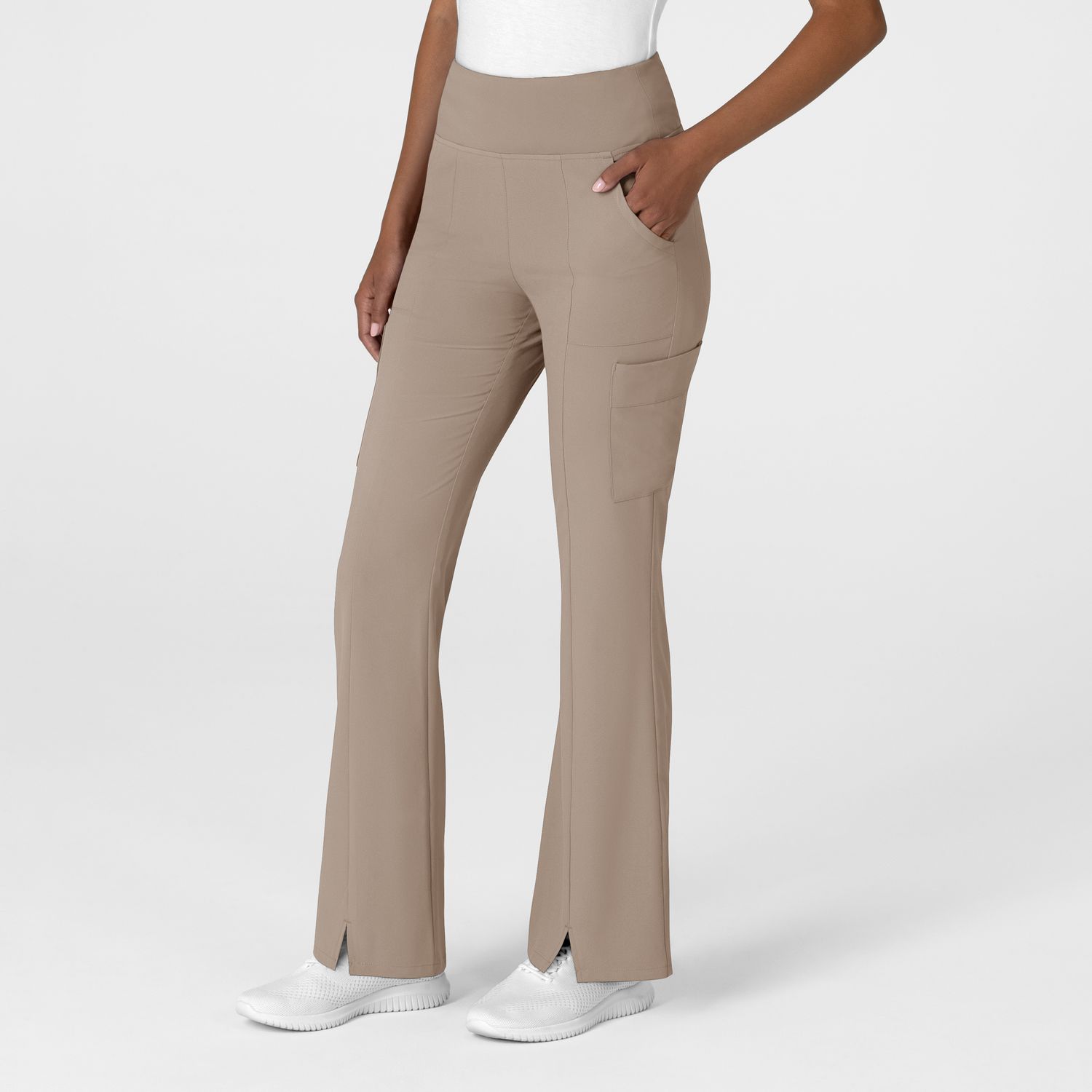 Pantalone donna 5534 cargo svasato haze