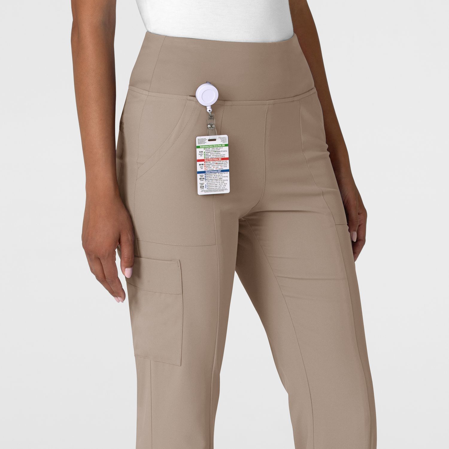 Pantalone donna 5534 cargo svasato haze