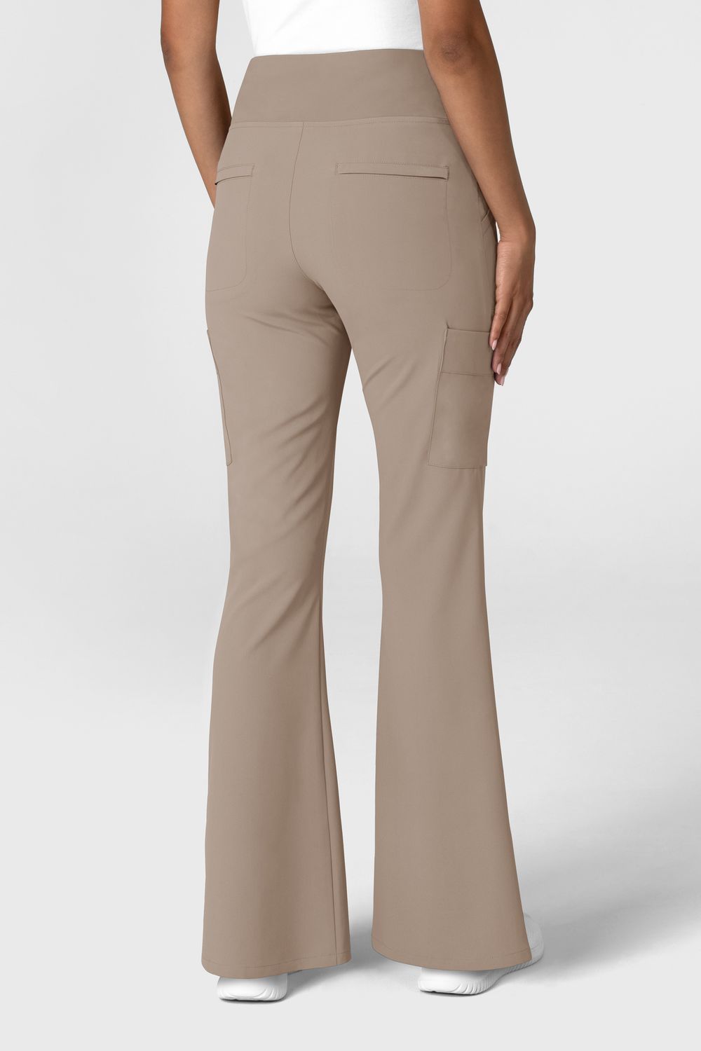 Pantalone donna 5534 cargo svasato haze