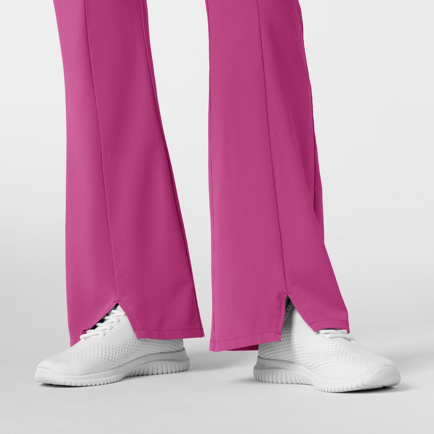 Pantalone donna 5534 cargo svasato raspberry