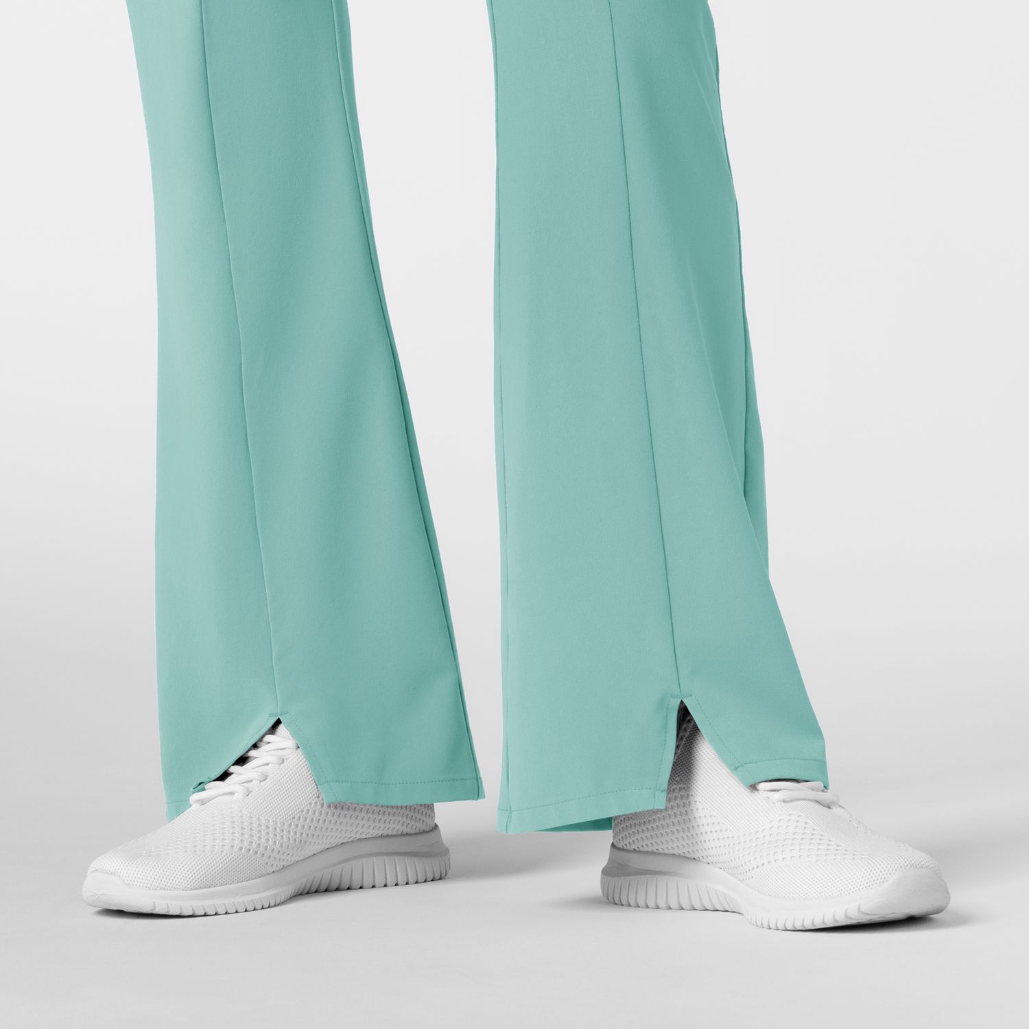 Pantalone donna 5534 cargo svasato turquoise