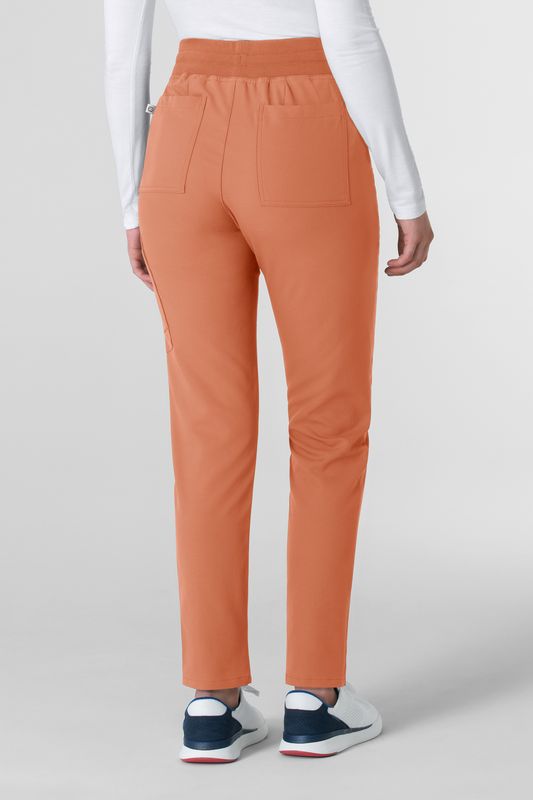 Pantalone donna 5222 slim terracotta