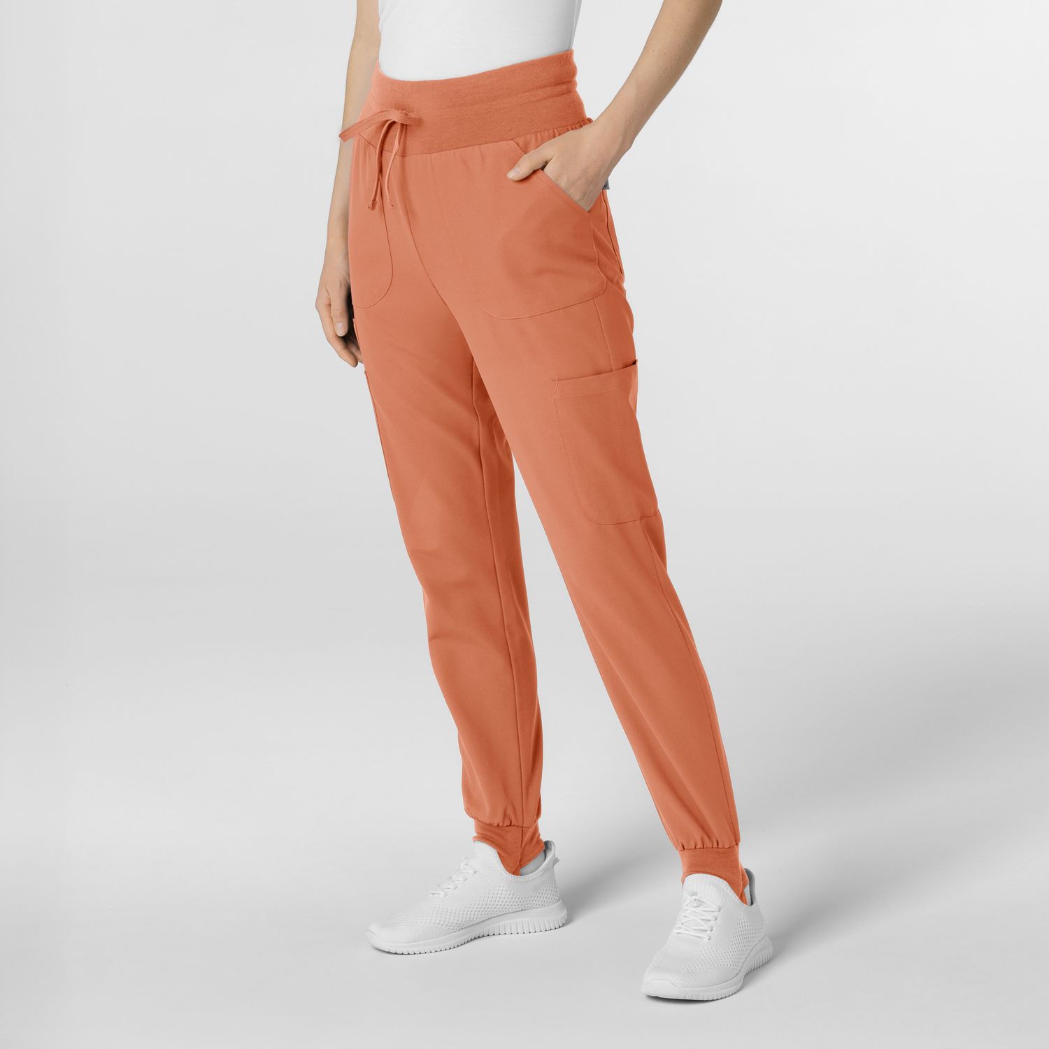 Pantalone donna 5522 jogger terracotta