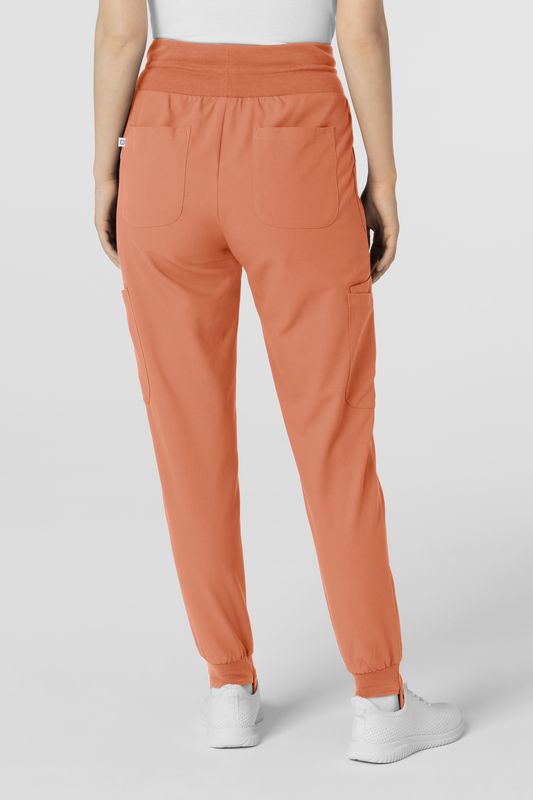 Pantalone donna 5522 jogger terracotta