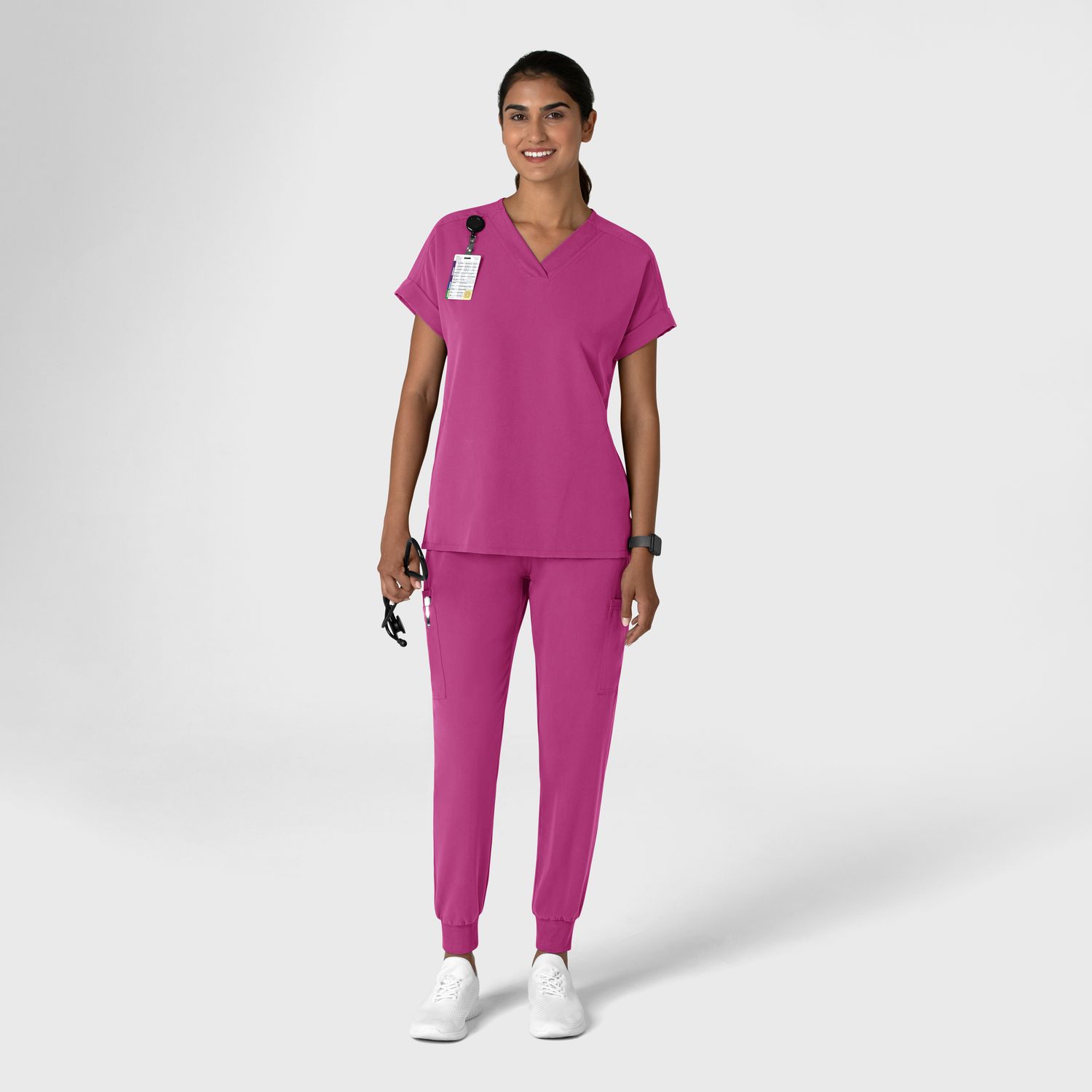Pantalone donna 5132 jogger raspberry