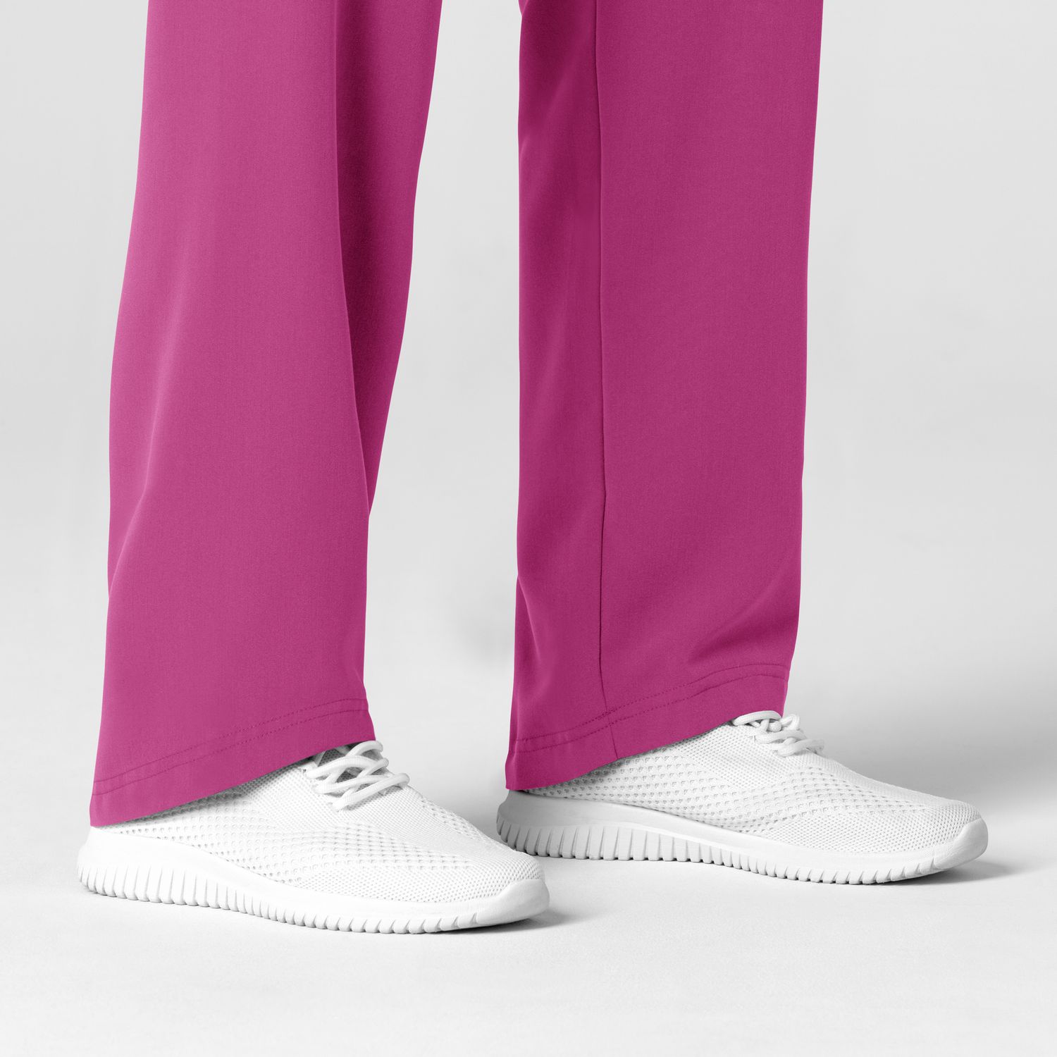 Pantalone donna 5232 con orlo allungato raspberry