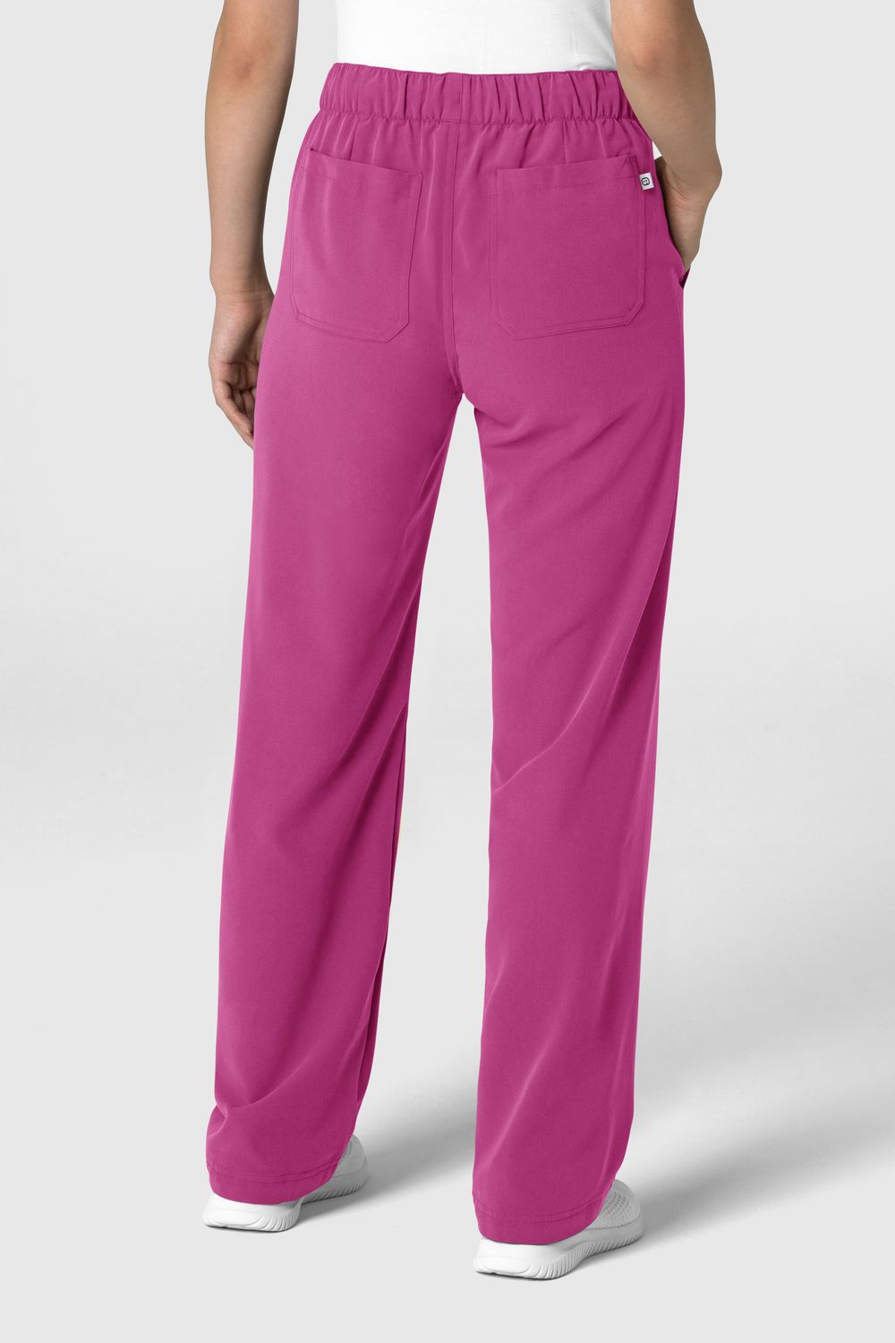 Pantalone donna 5232 con orlo allungato raspberry