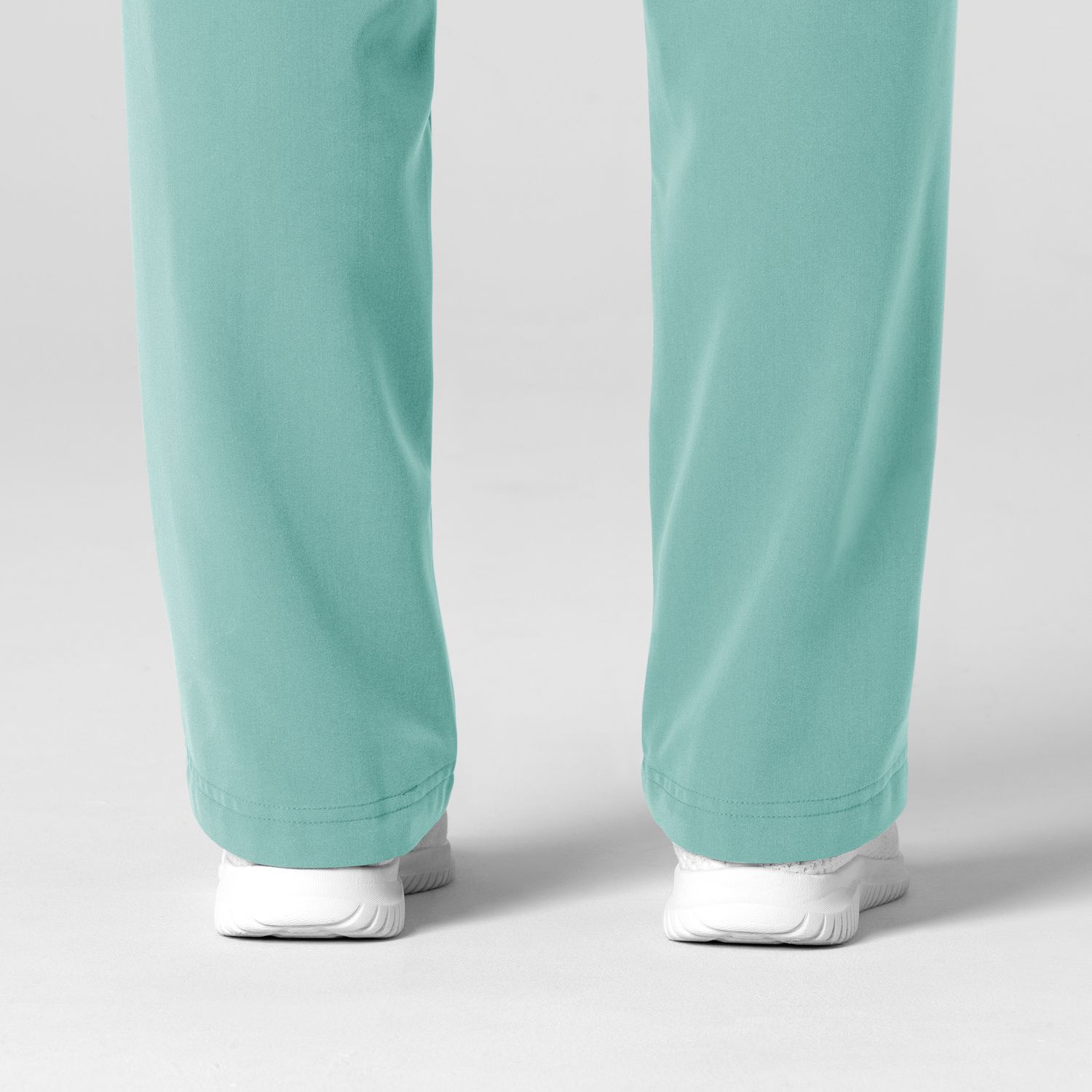 Pantalone donna 5232 con orlo allungato turquoise