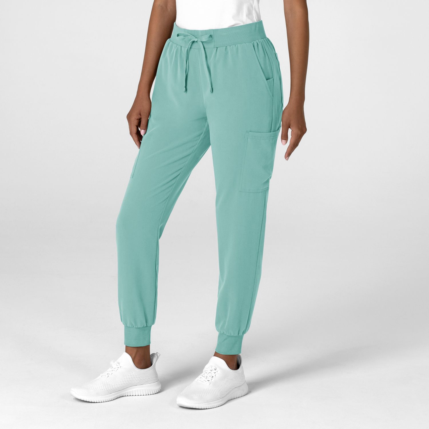 Pantalone donna 5132 jogger turquoise