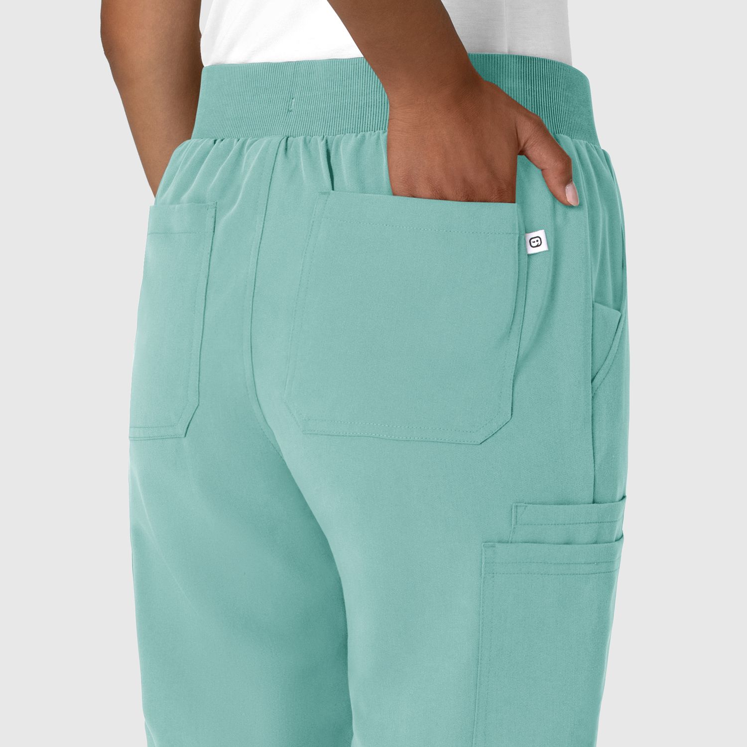 Pantalone donna 5132 jogger turquoise