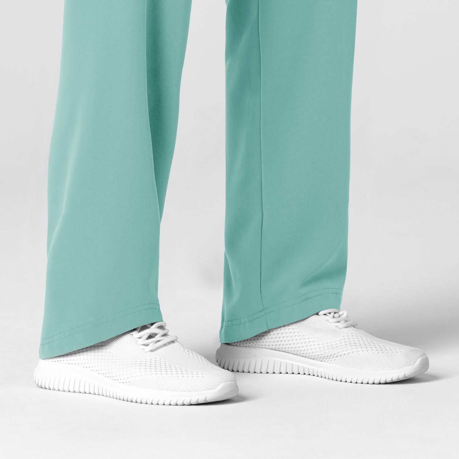 Pantalone donna 5232 con orlo allungato turquoise