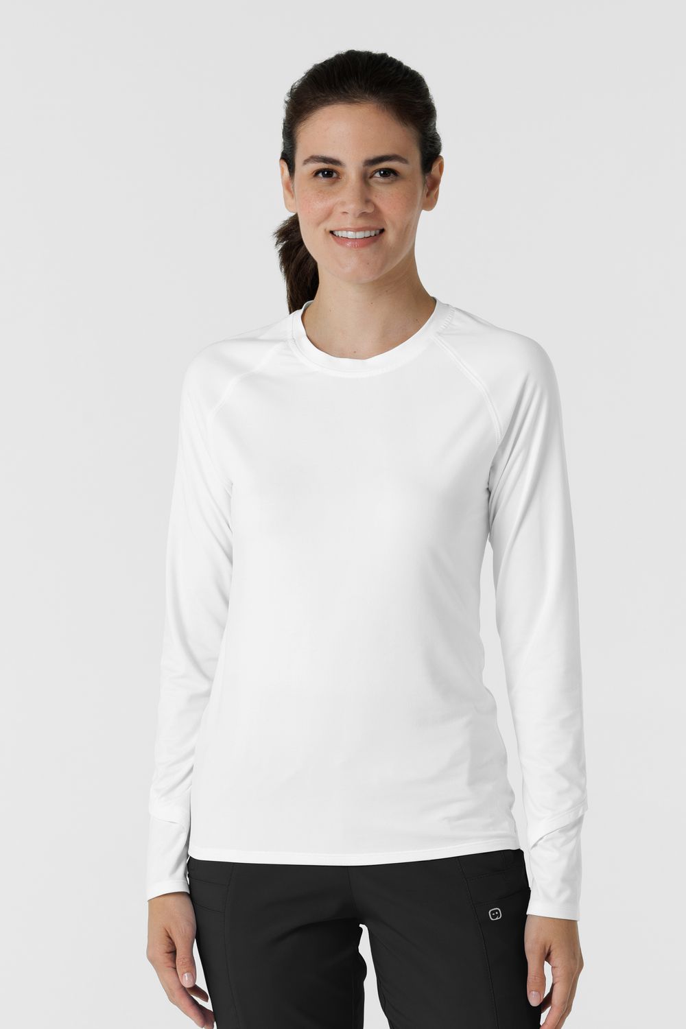 Maglia Setosa manica lunga con finestra white