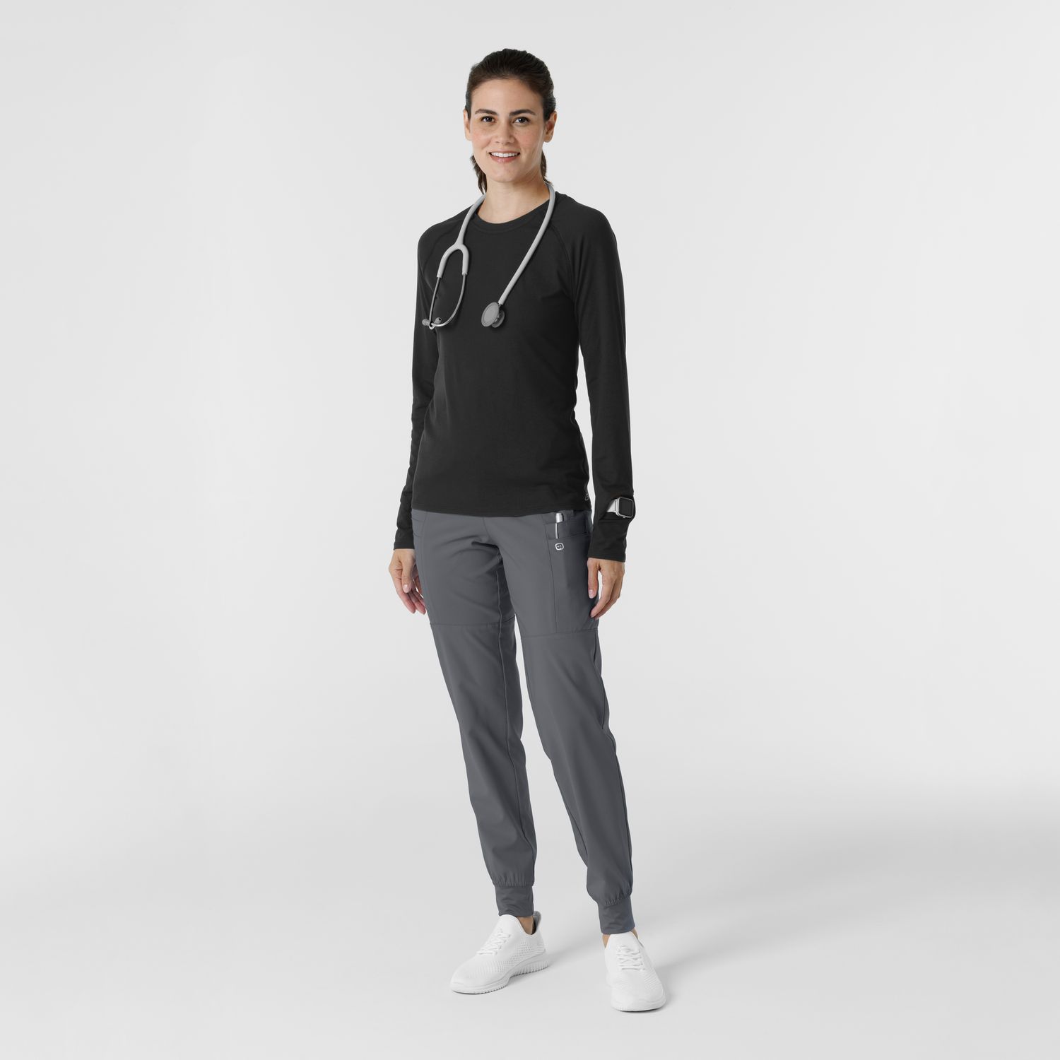 Maglia Setosa manica lunga con finestra black