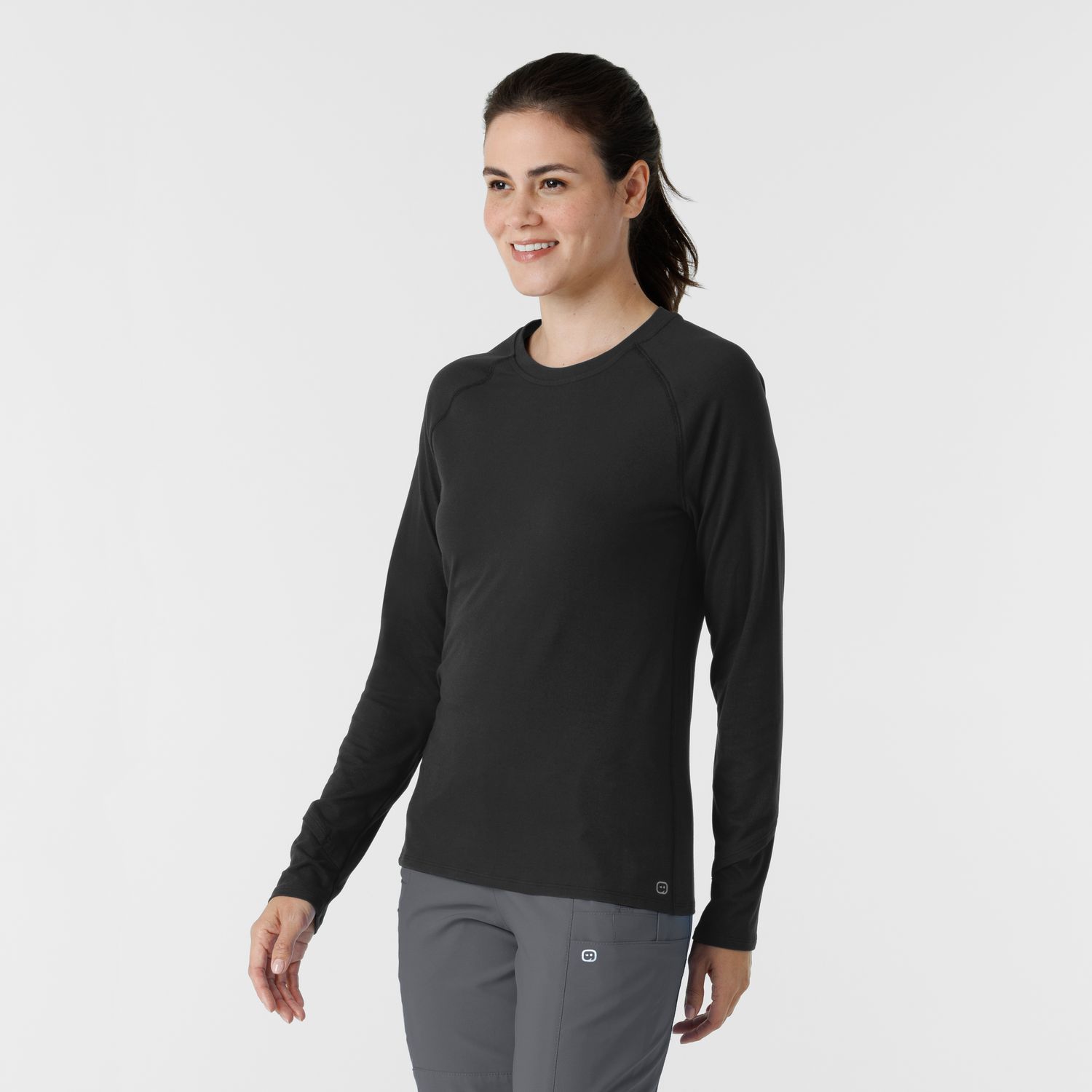 Maglia Setosa manica lunga con finestra black