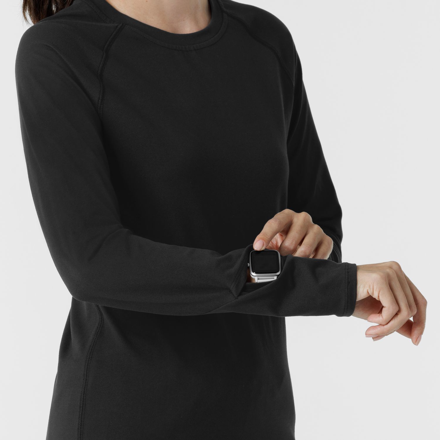 Maglia Setosa manica lunga con finestra black