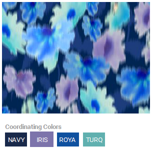 Casacca donna 6657 scollo a V FLOWER MEADOW