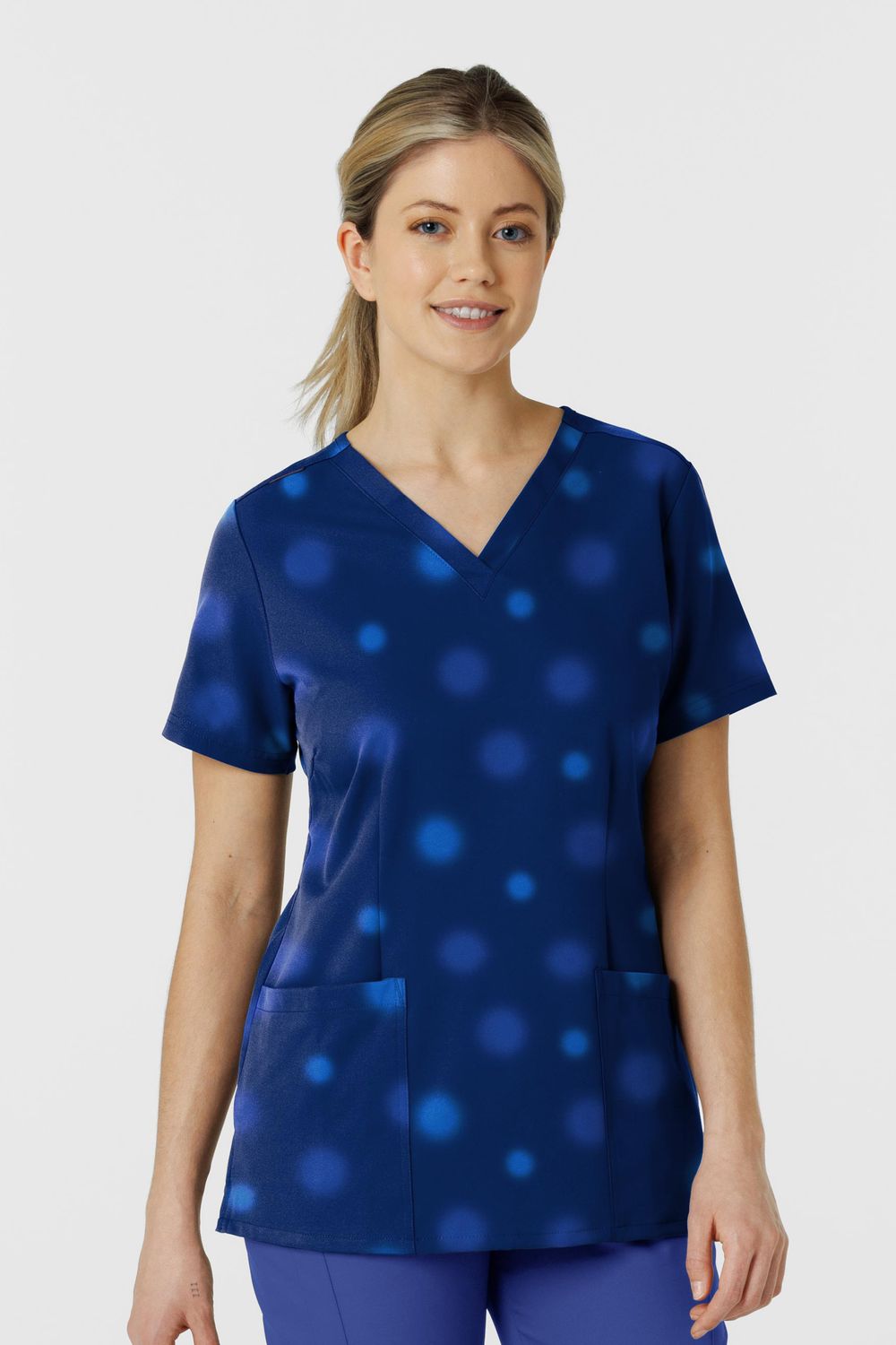 Casacca donna 6657 scollo a V GRAFFITI BLOTS