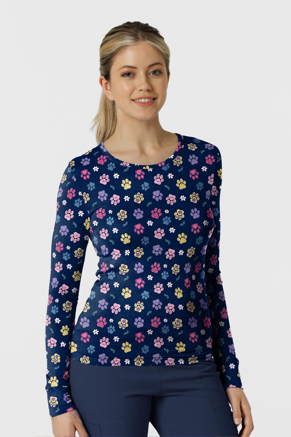 Maglia Setosa Springtime Stroll Navy