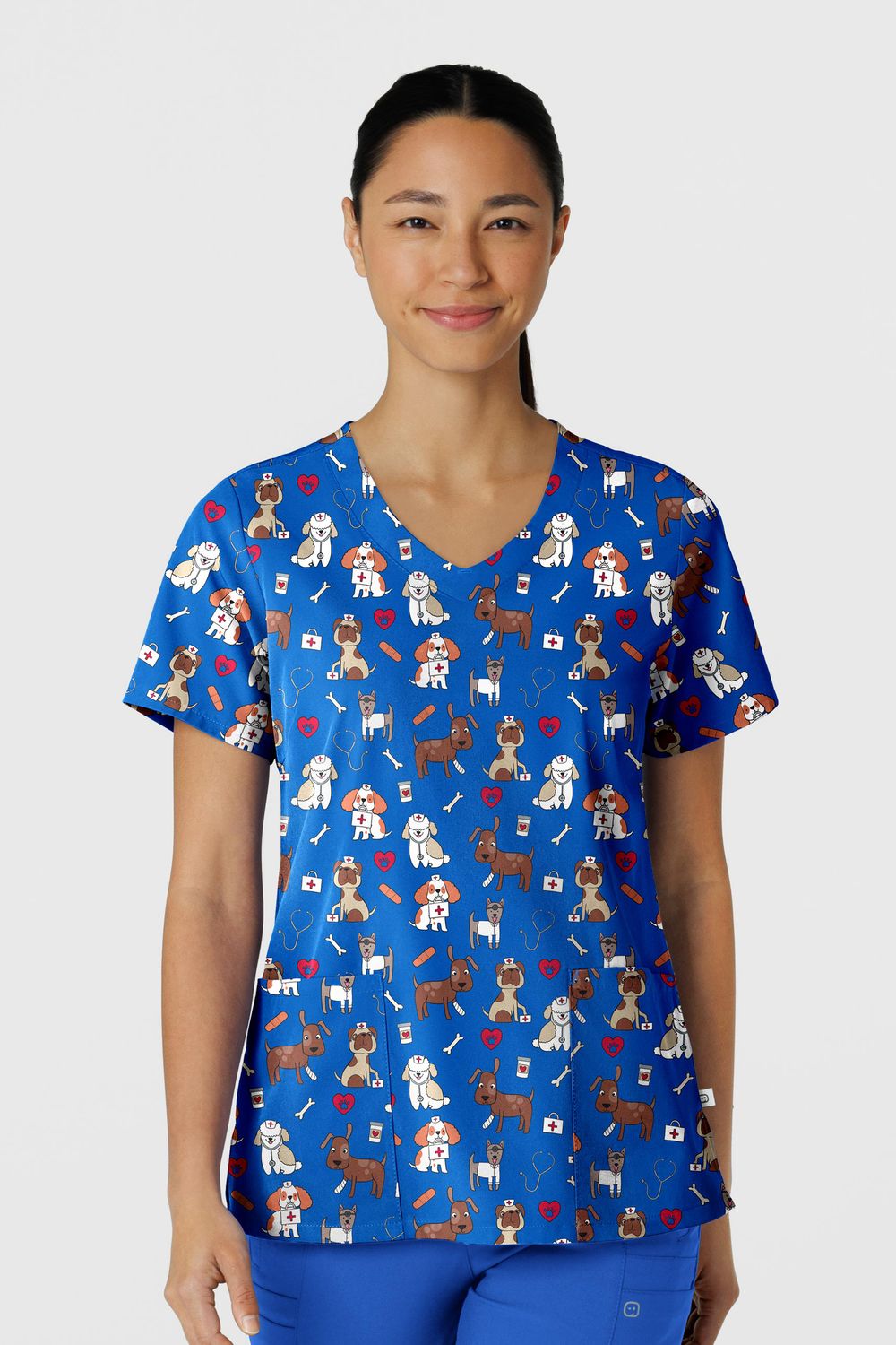Casacca donna 6147 scollo a V DOG-TOR DUTY