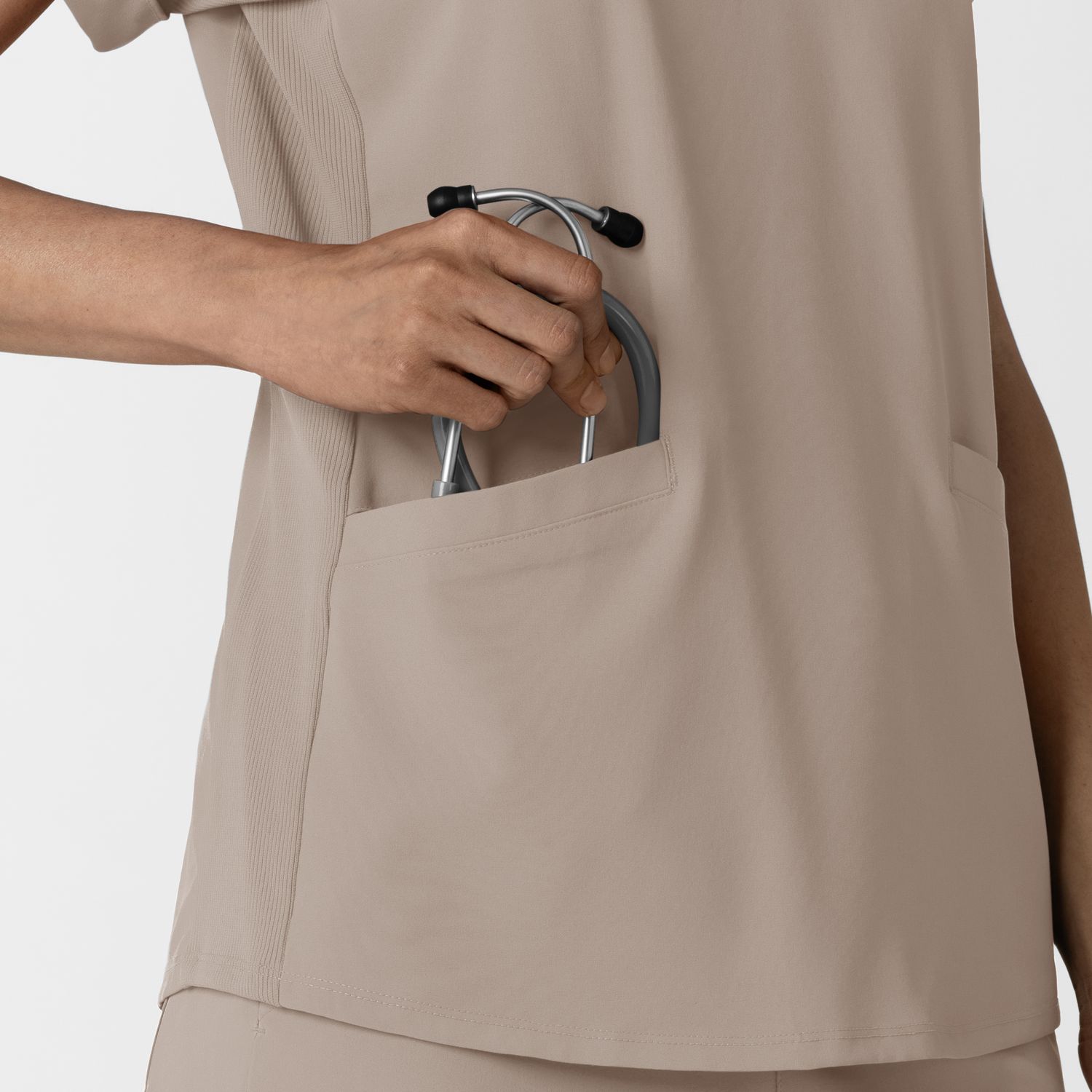 Casacca donna 6934 scollo a polo haze