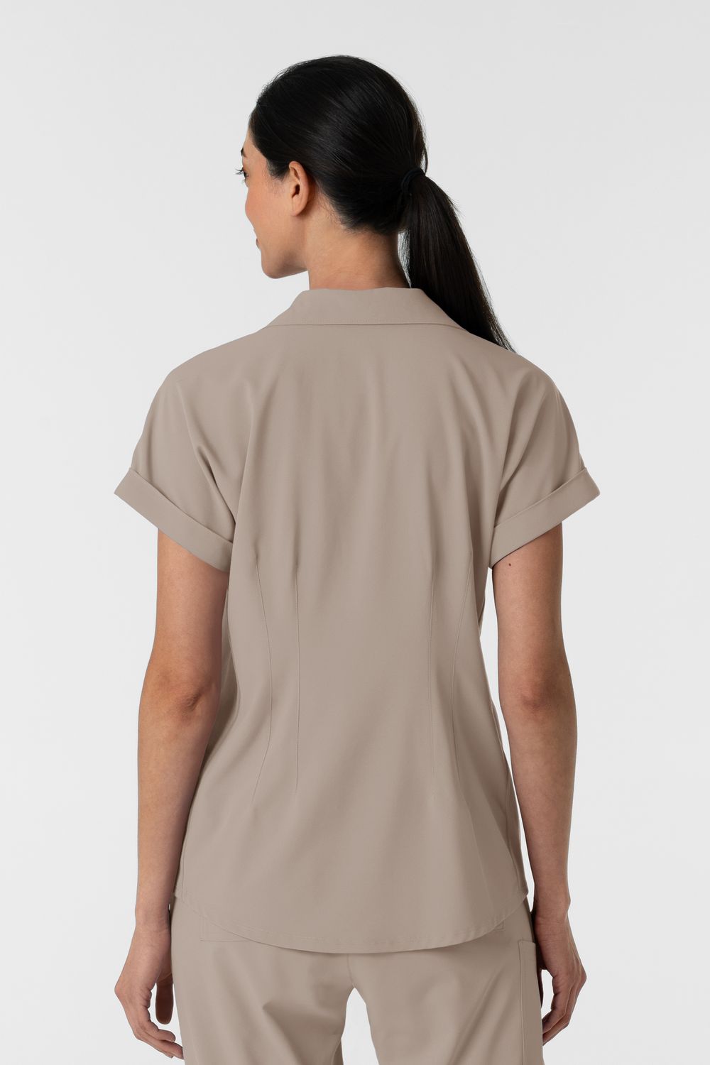 Casacca donna 6934 scollo a polo haze