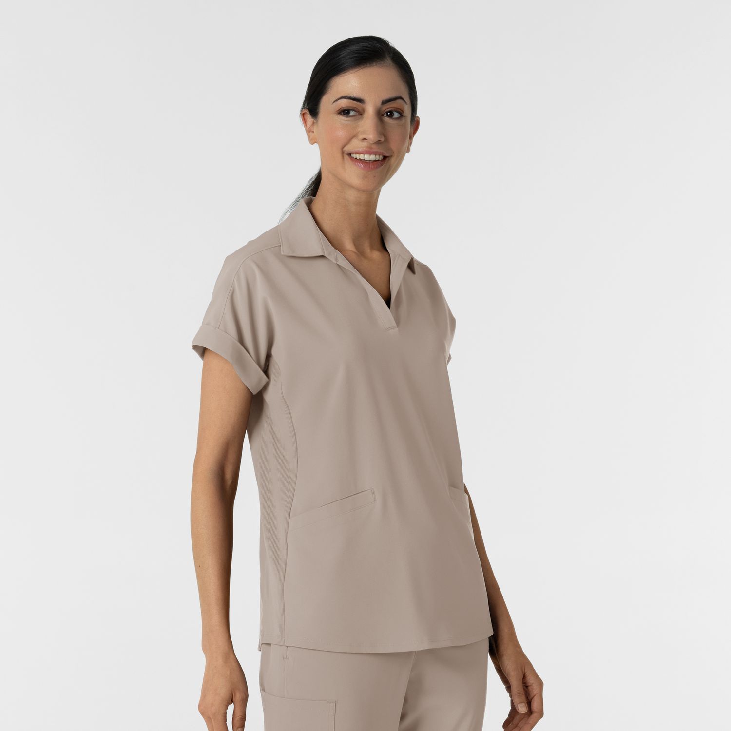 Casacca donna 6934 scollo a polo haze