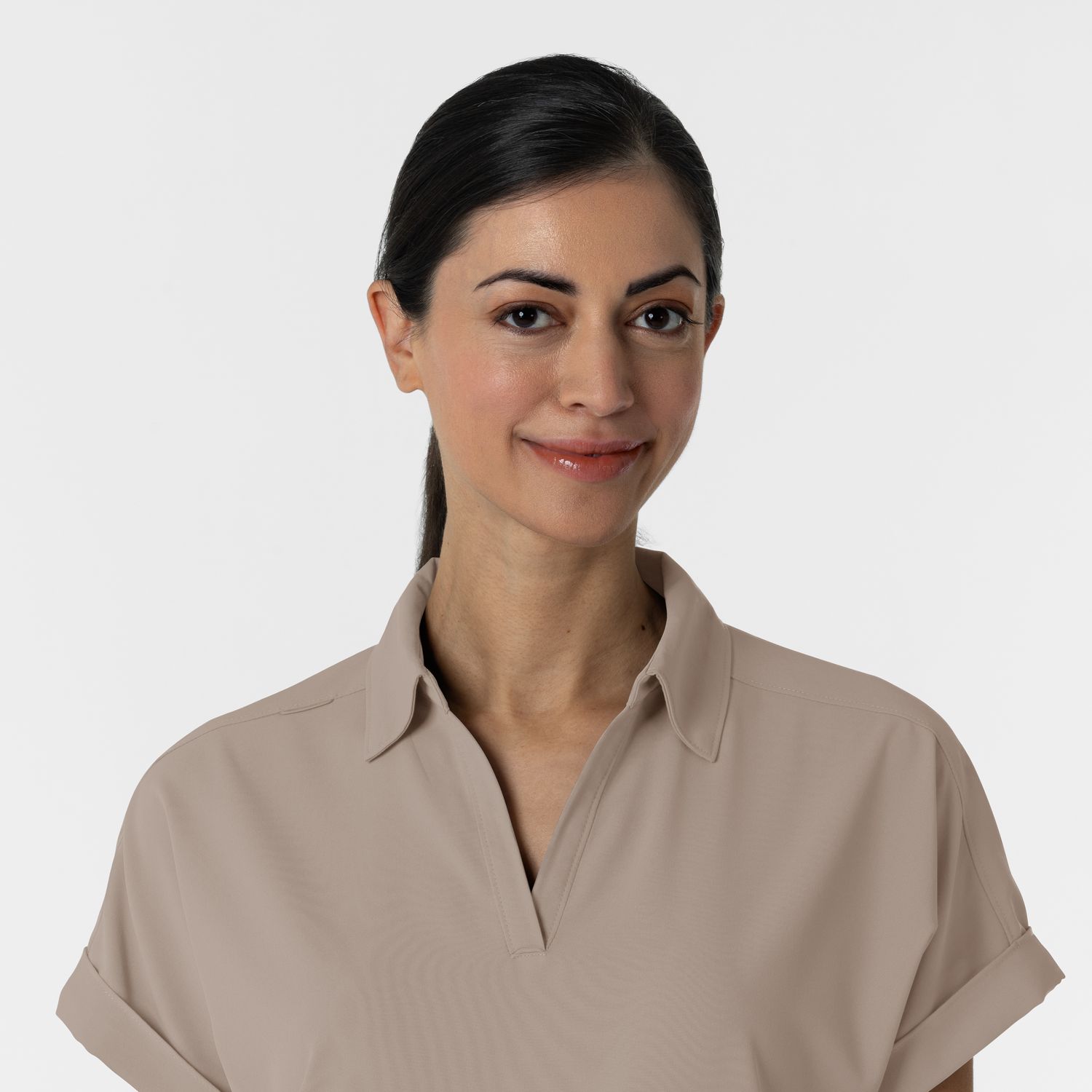 Casacca donna 6934 scollo a polo haze