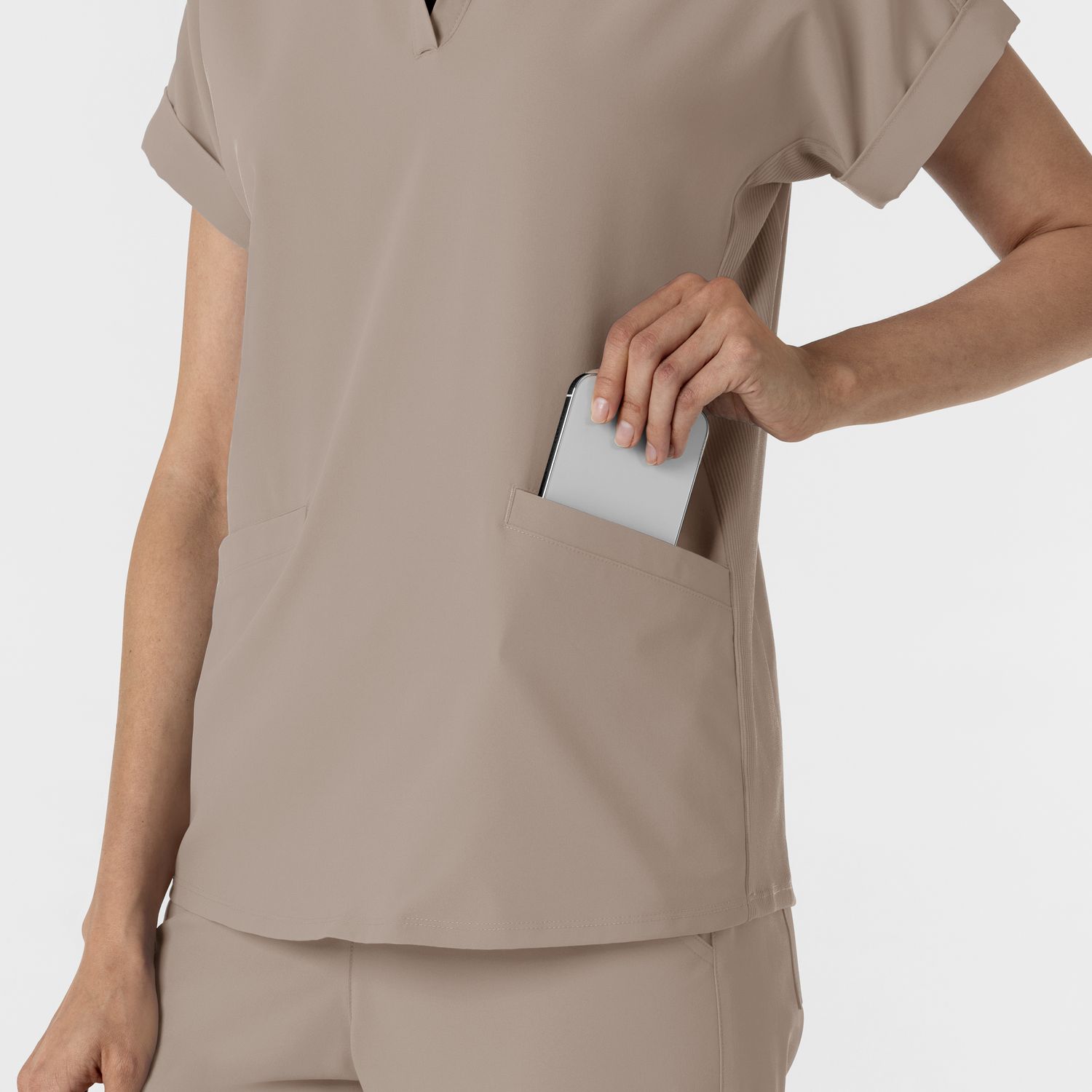 Casacca donna 6934 scollo a polo haze