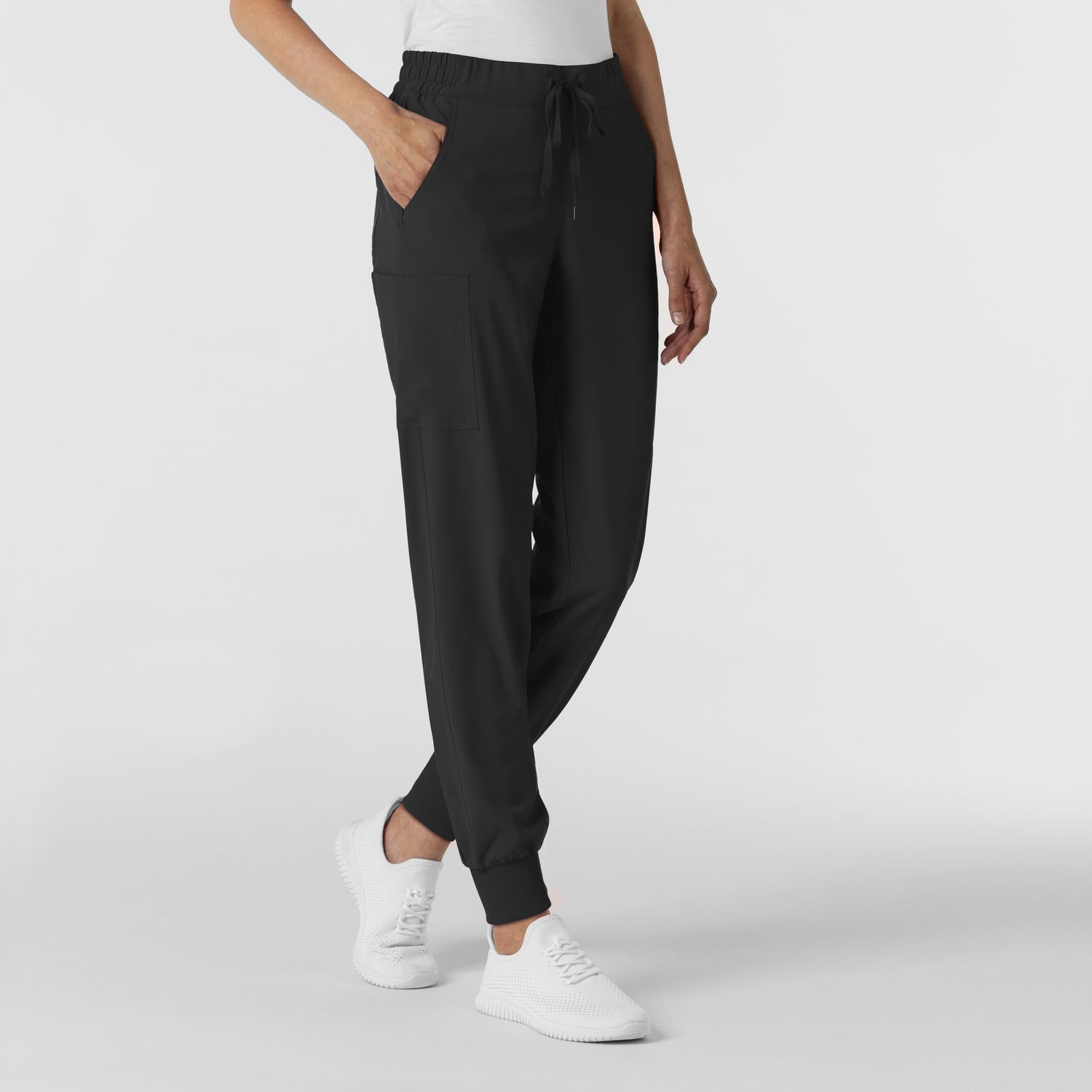 Pantalone donna 5934 cargo jogger black