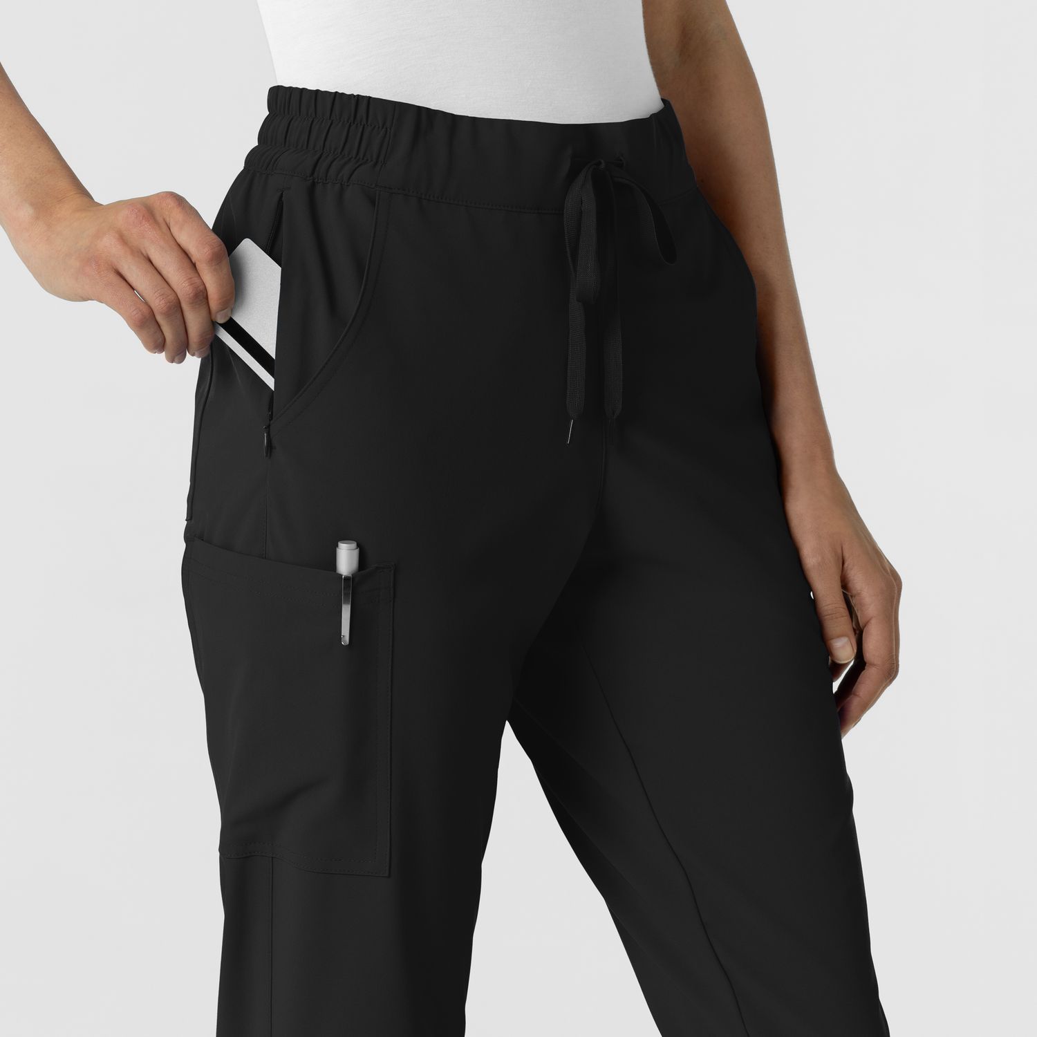 Pantalone donna 5934 cargo jogger black