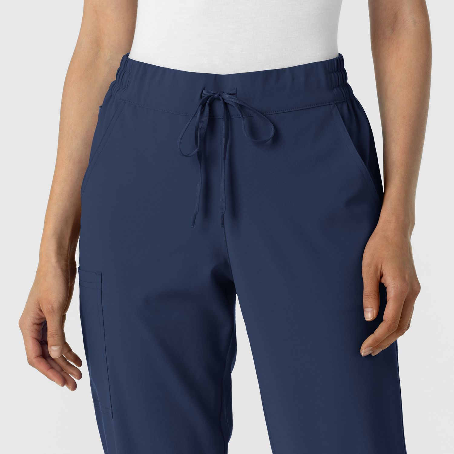 Pantalone donna 5934 cargo jogger navy blue