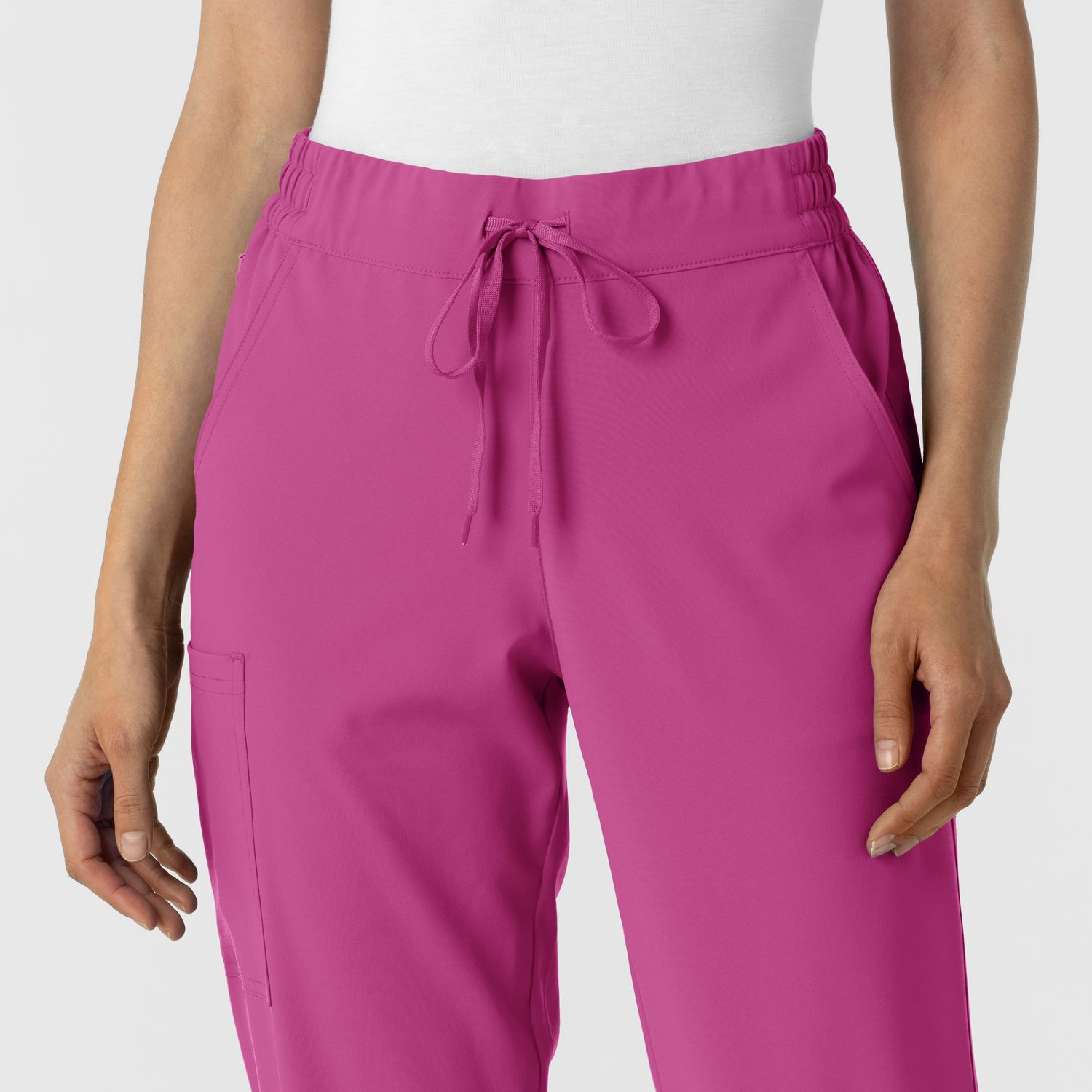 Pantalone donna 5934 cargo jogger raspberry