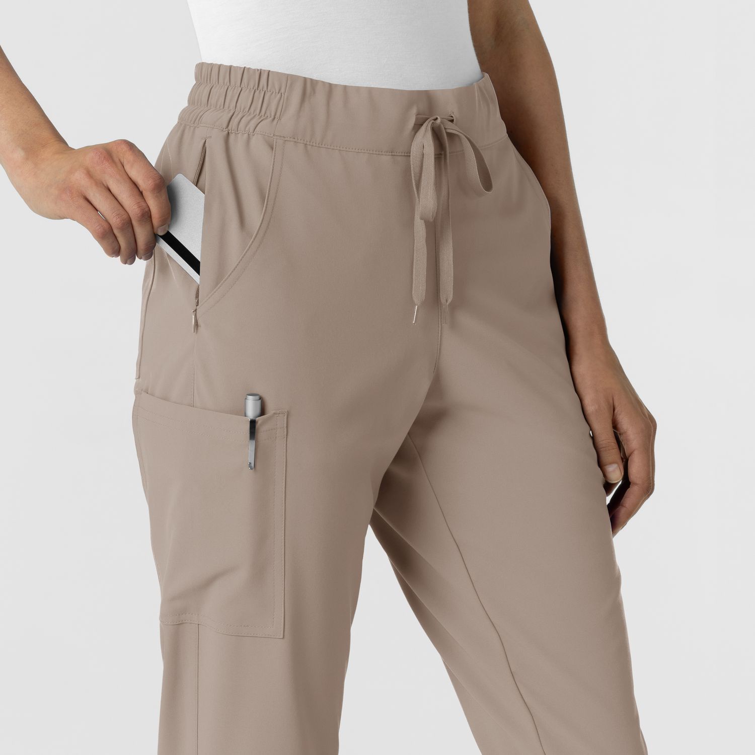 Pantalone donna 5934 cargo jogger haze