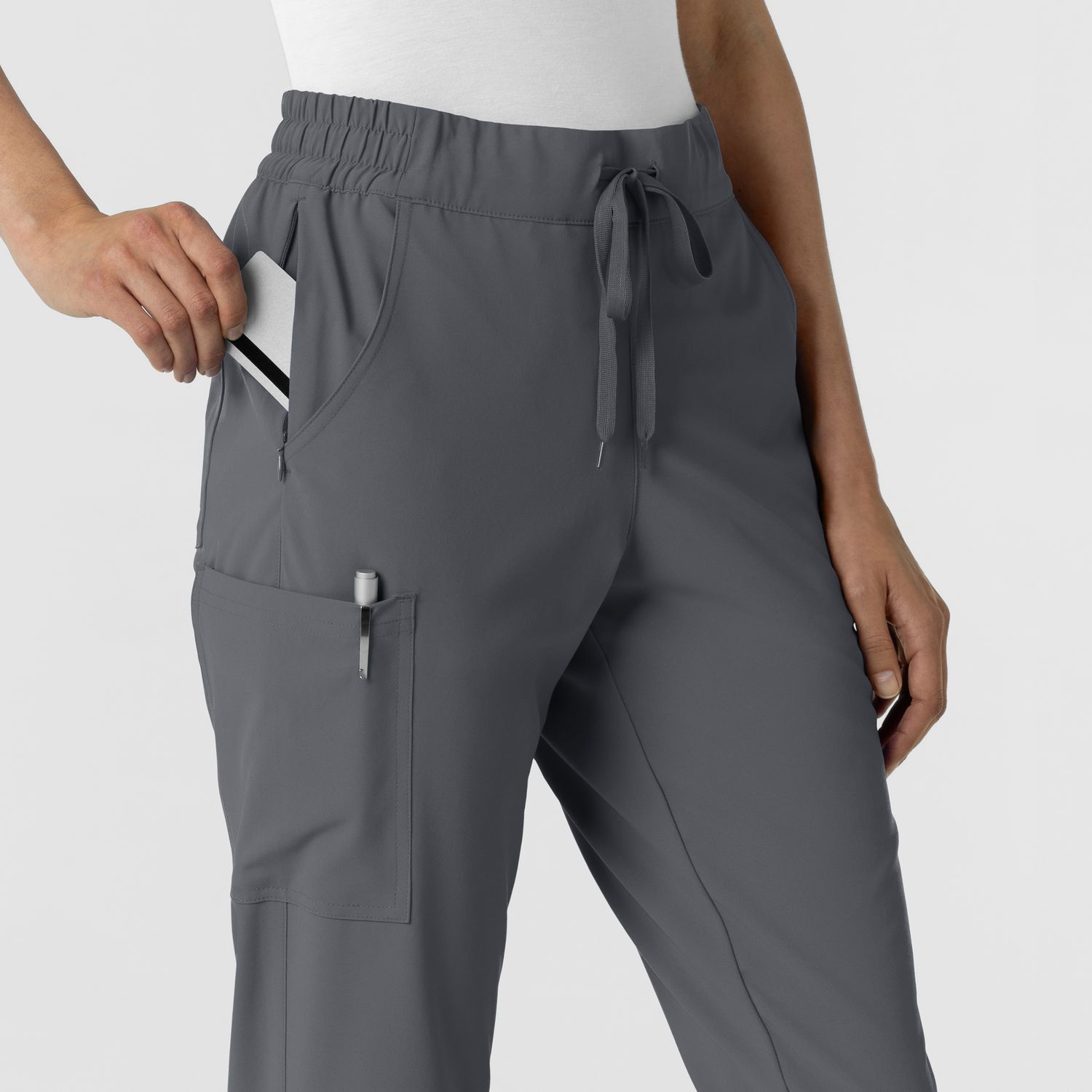 Pantalone donna 5934 cargo jogger pewter