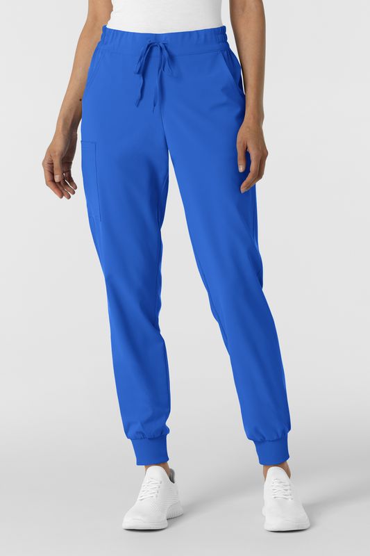 Pantalone donna 5934 cargo jogger royal blue