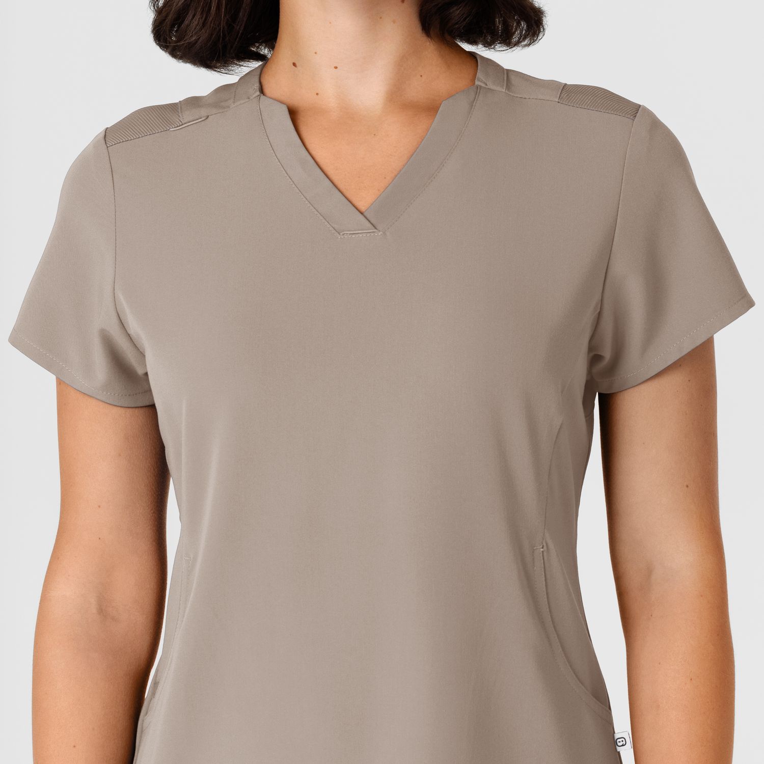 Casacca donna 6432 scollo a V stretto haze