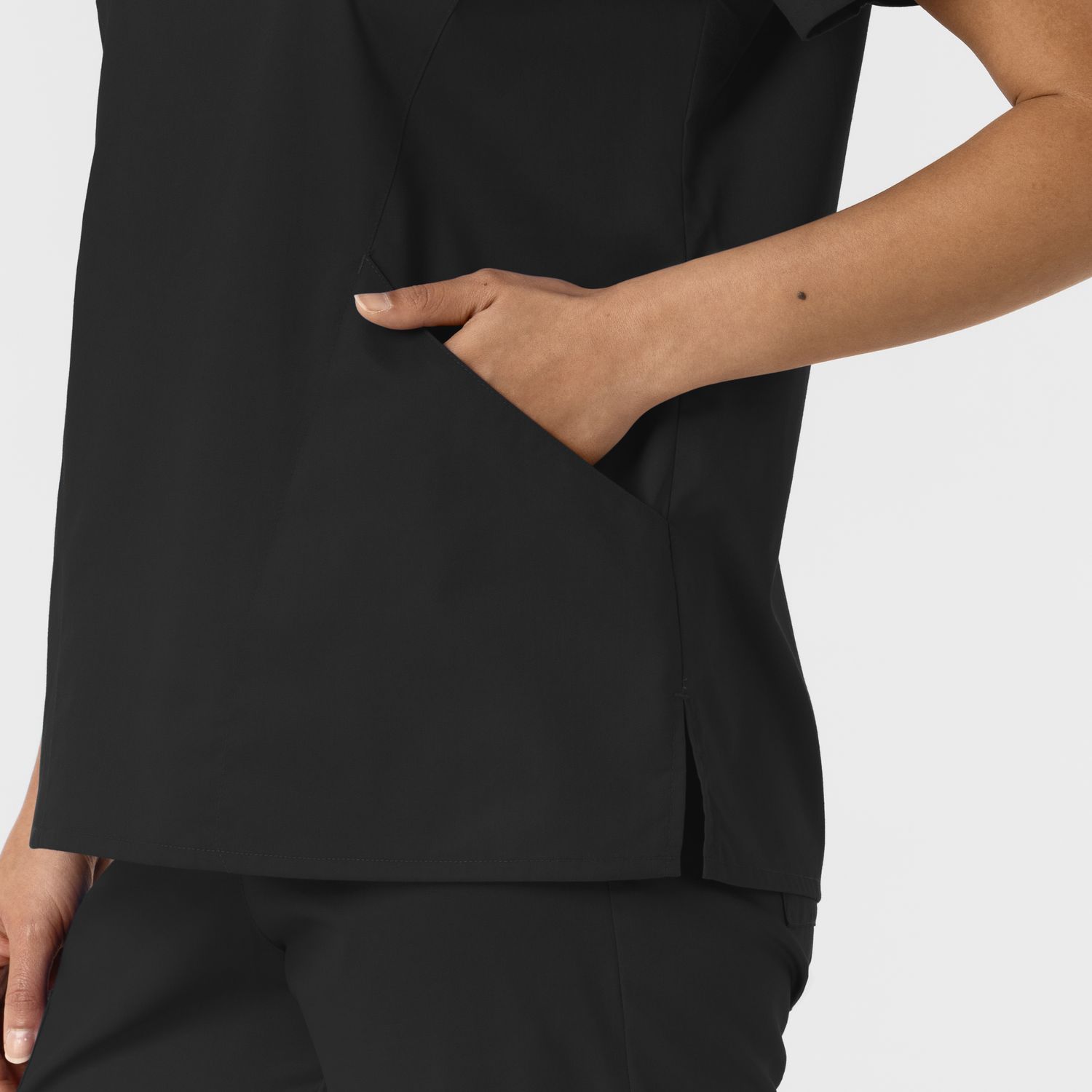 Casacca donna 106 scollo a V black