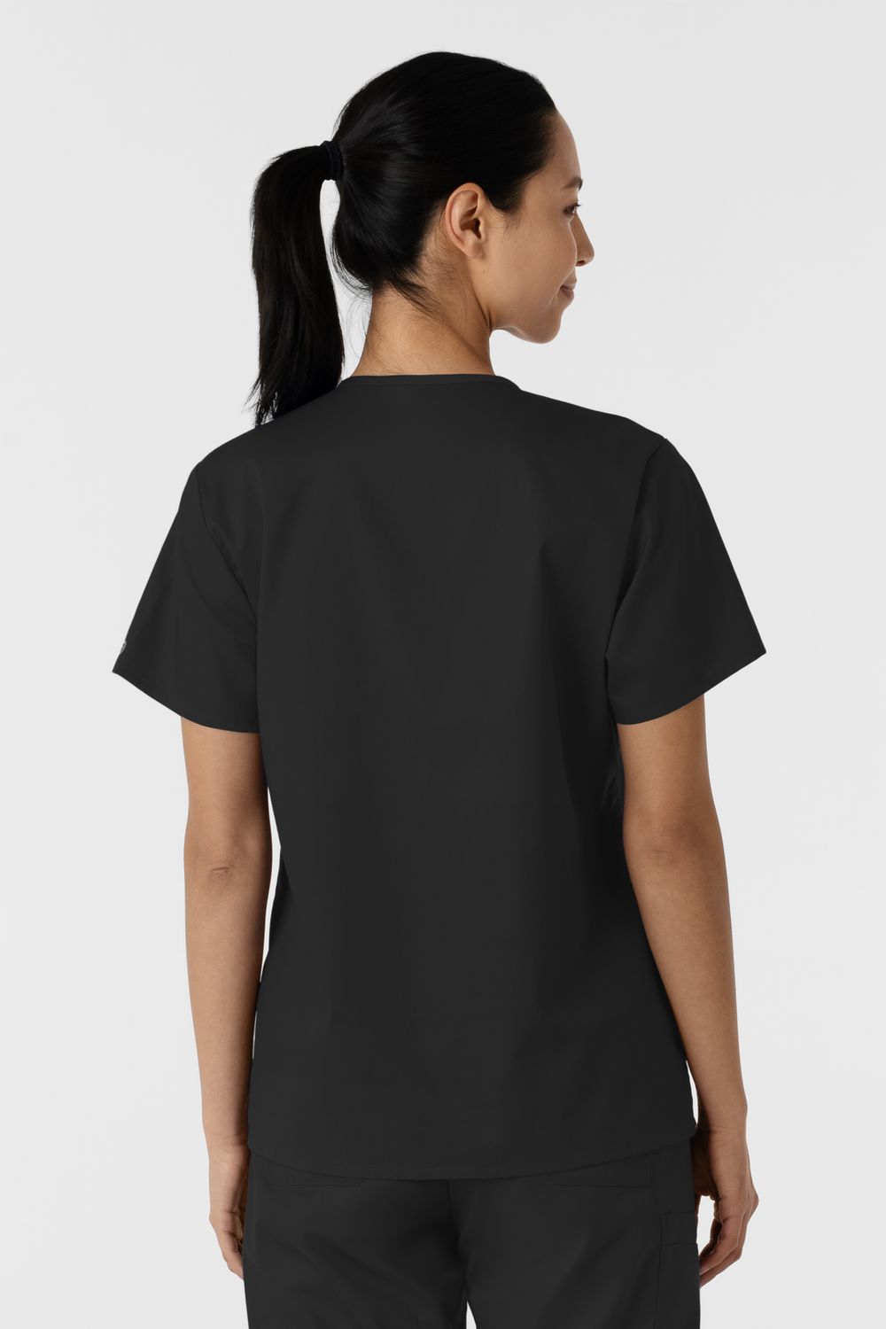 Casacca donna 106 scollo a V black