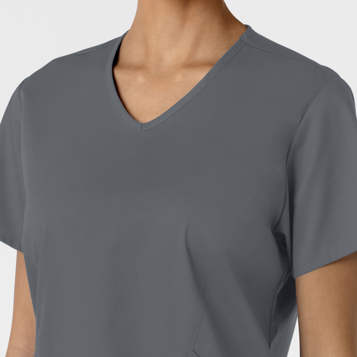 Casacca donna 106 scollo a V pewter