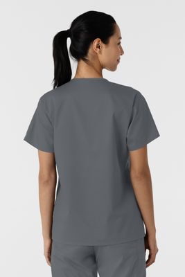 Casacca donna 106 scollo a V pewter