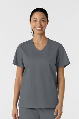 Casacca donna 106 scollo a V pewter