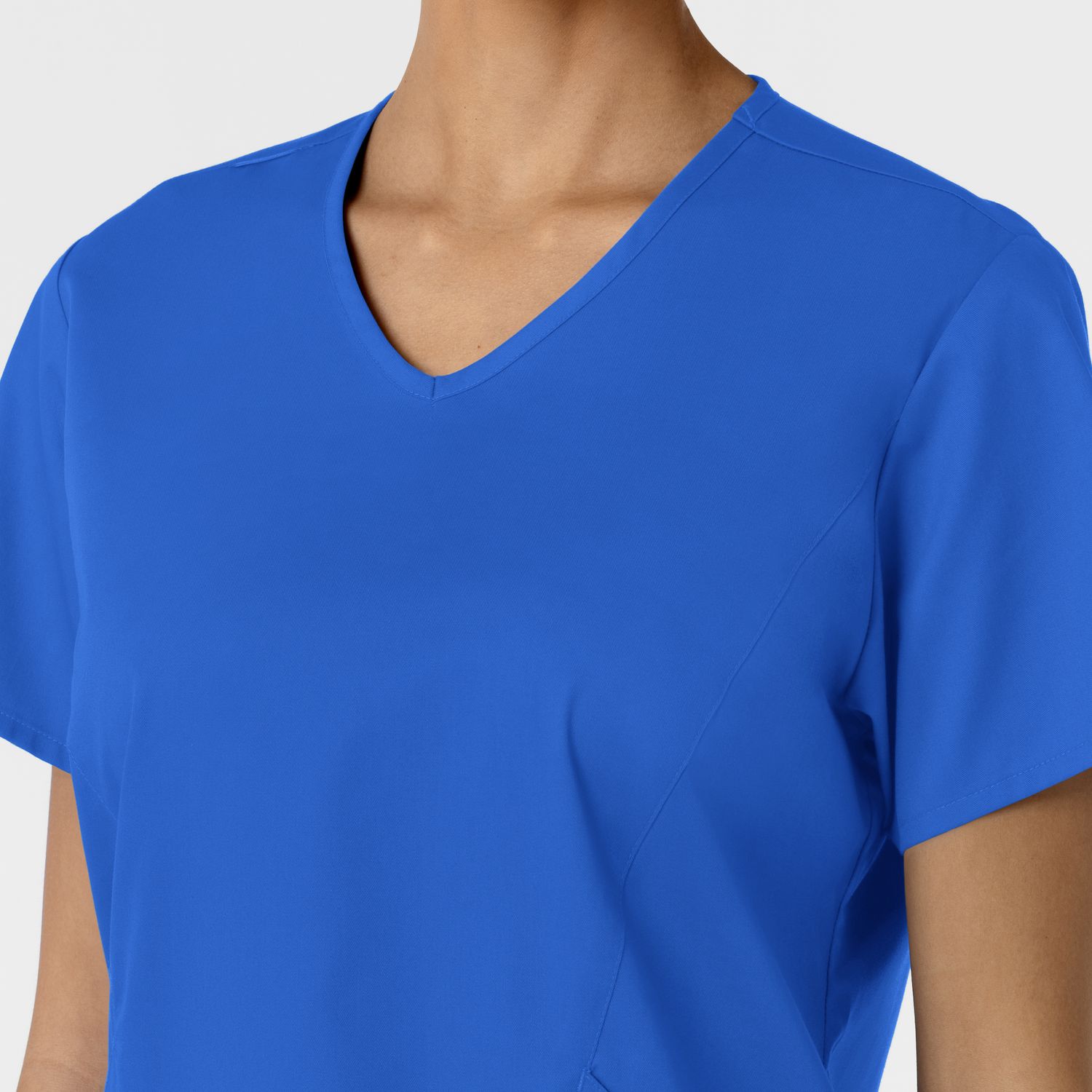 Casacca donna 106 scollo a V royal blue