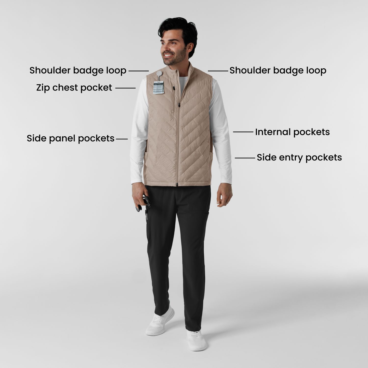 Smanicato uomo 8377 haze