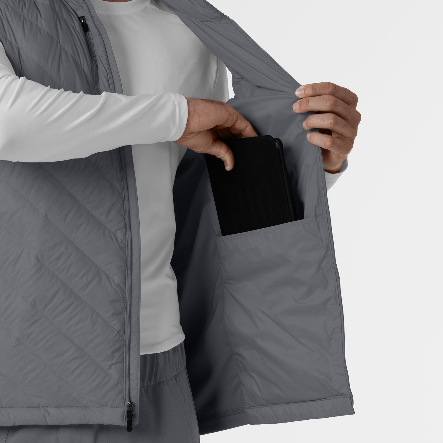 Smanicato uomo 8377 pewter